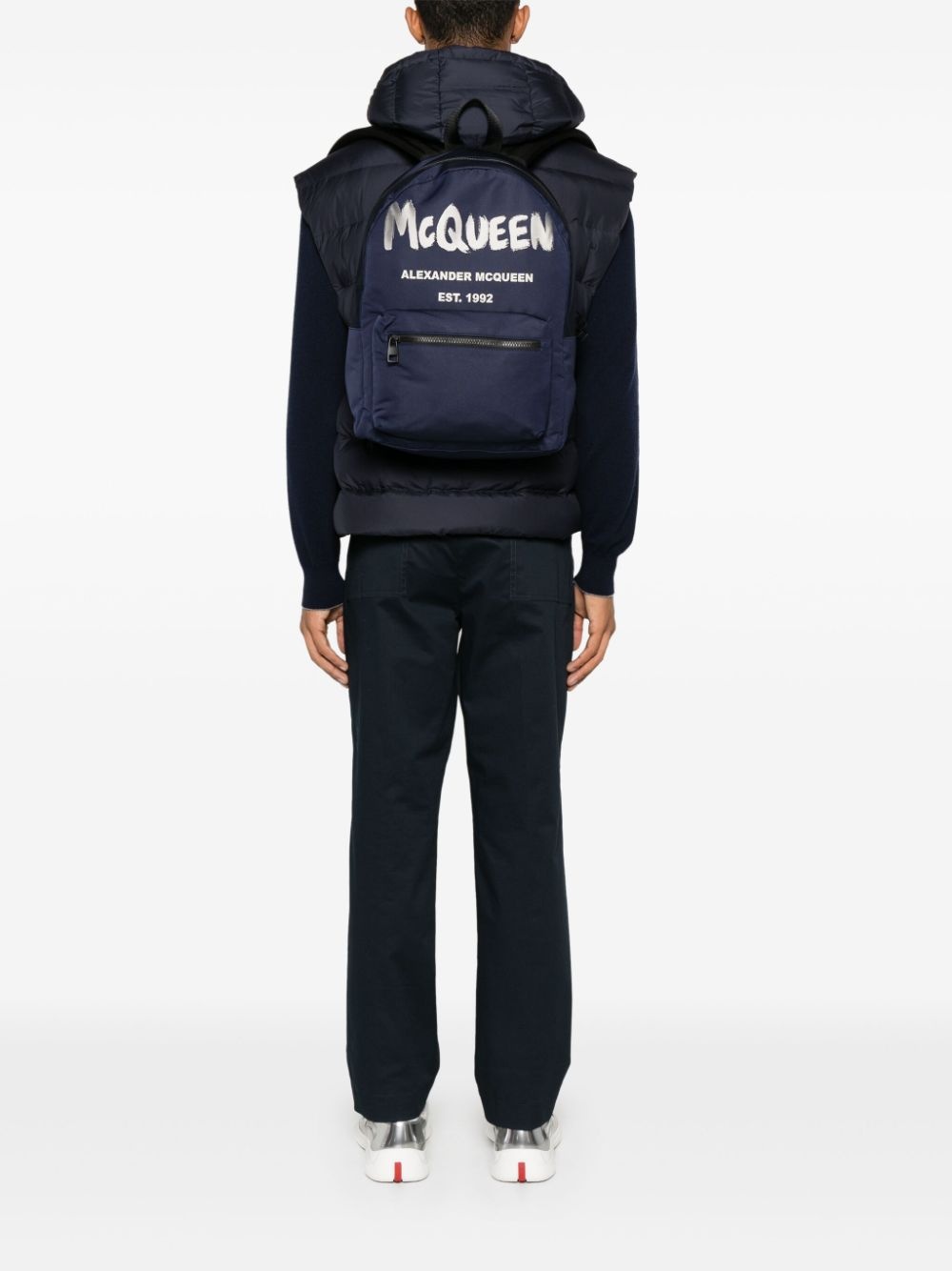 Metropolitan logo-print backpack - 2