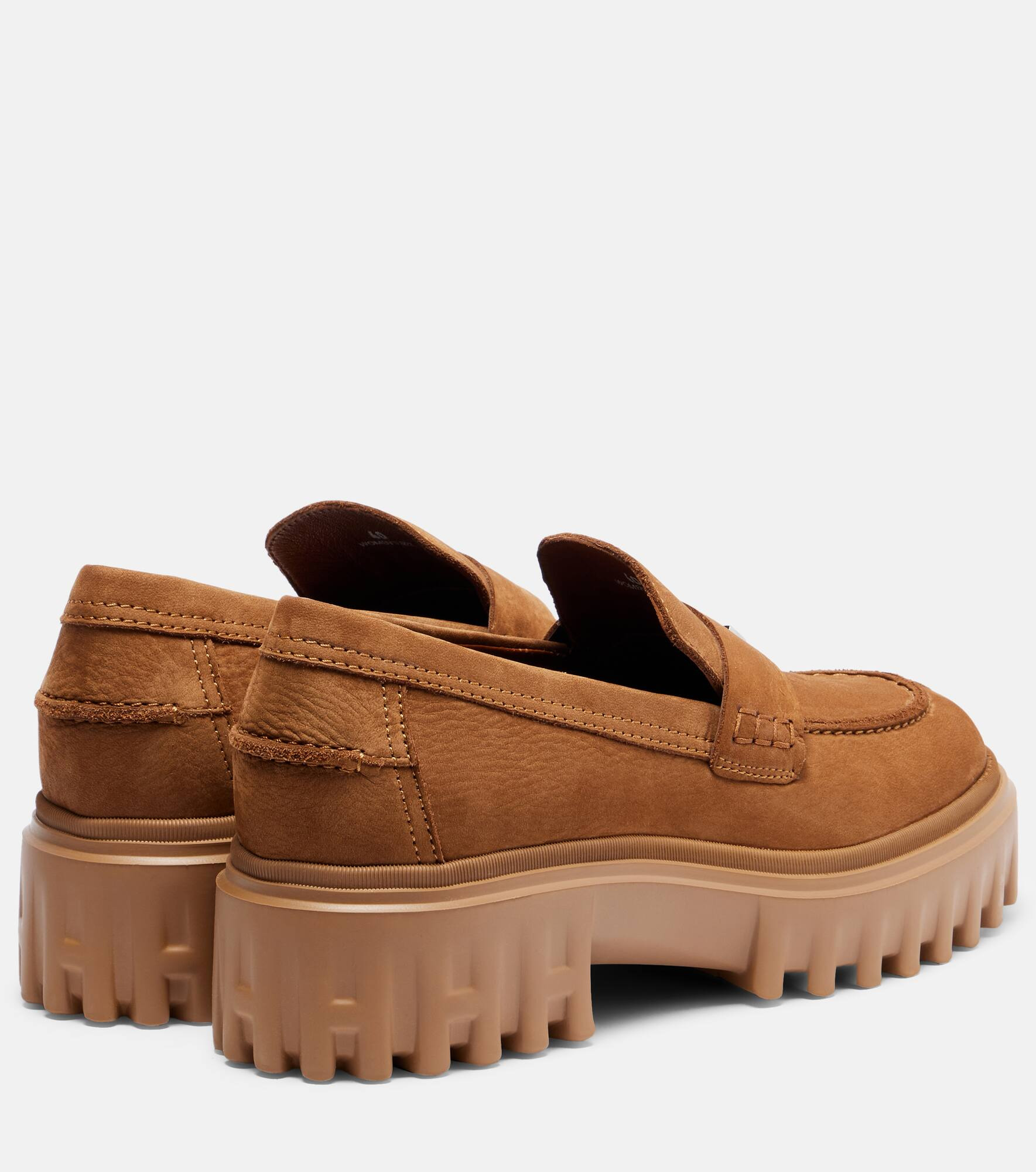 H700 leather platform loafers - 2