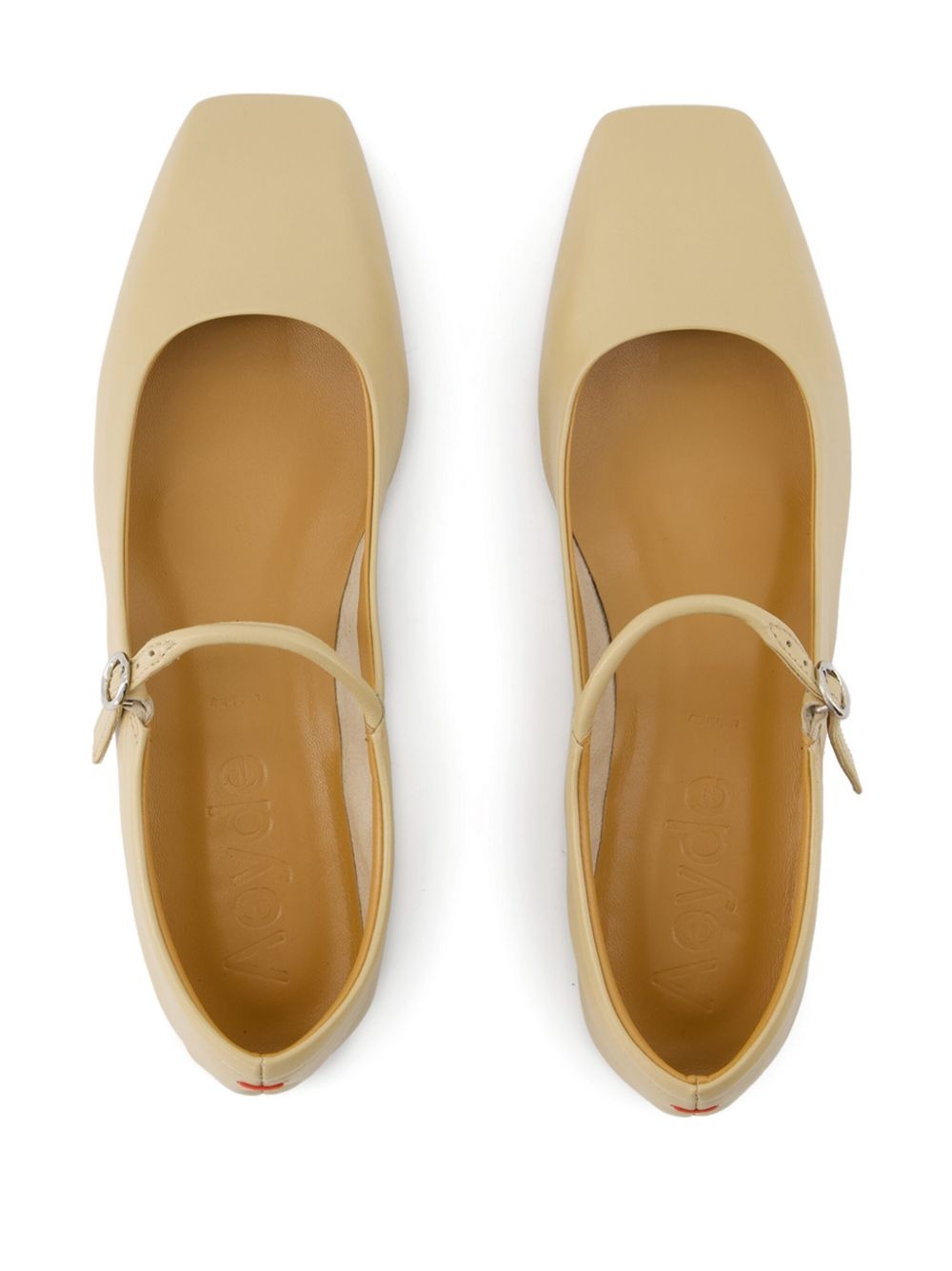 leather ballerina shoes - 4
