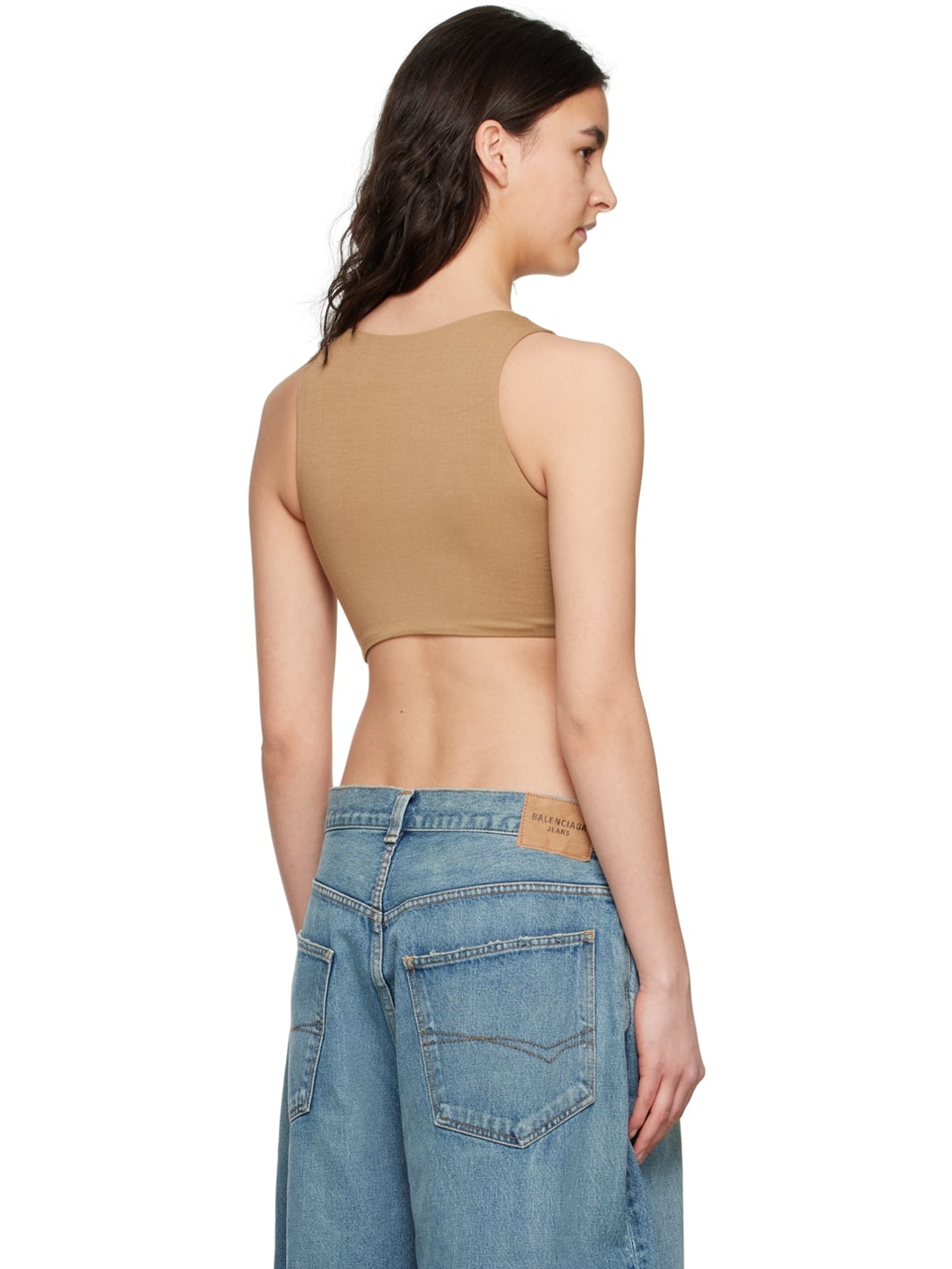 SSENSE Exclusive Beige Thermal Tank Top - 3