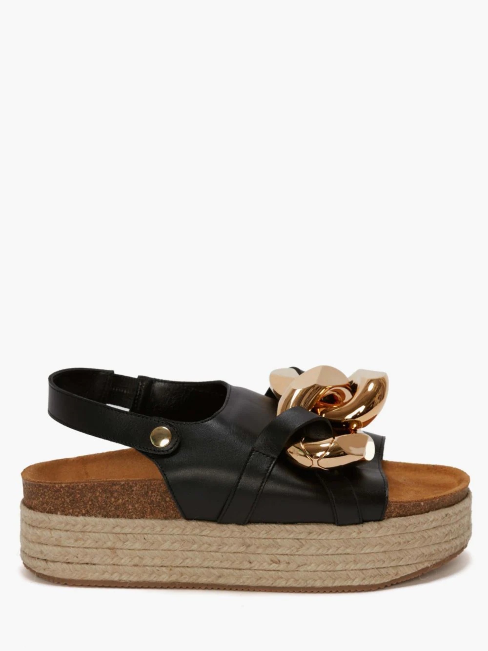 WOMEN'S CHAIN PLATFORM SANDALS - 1