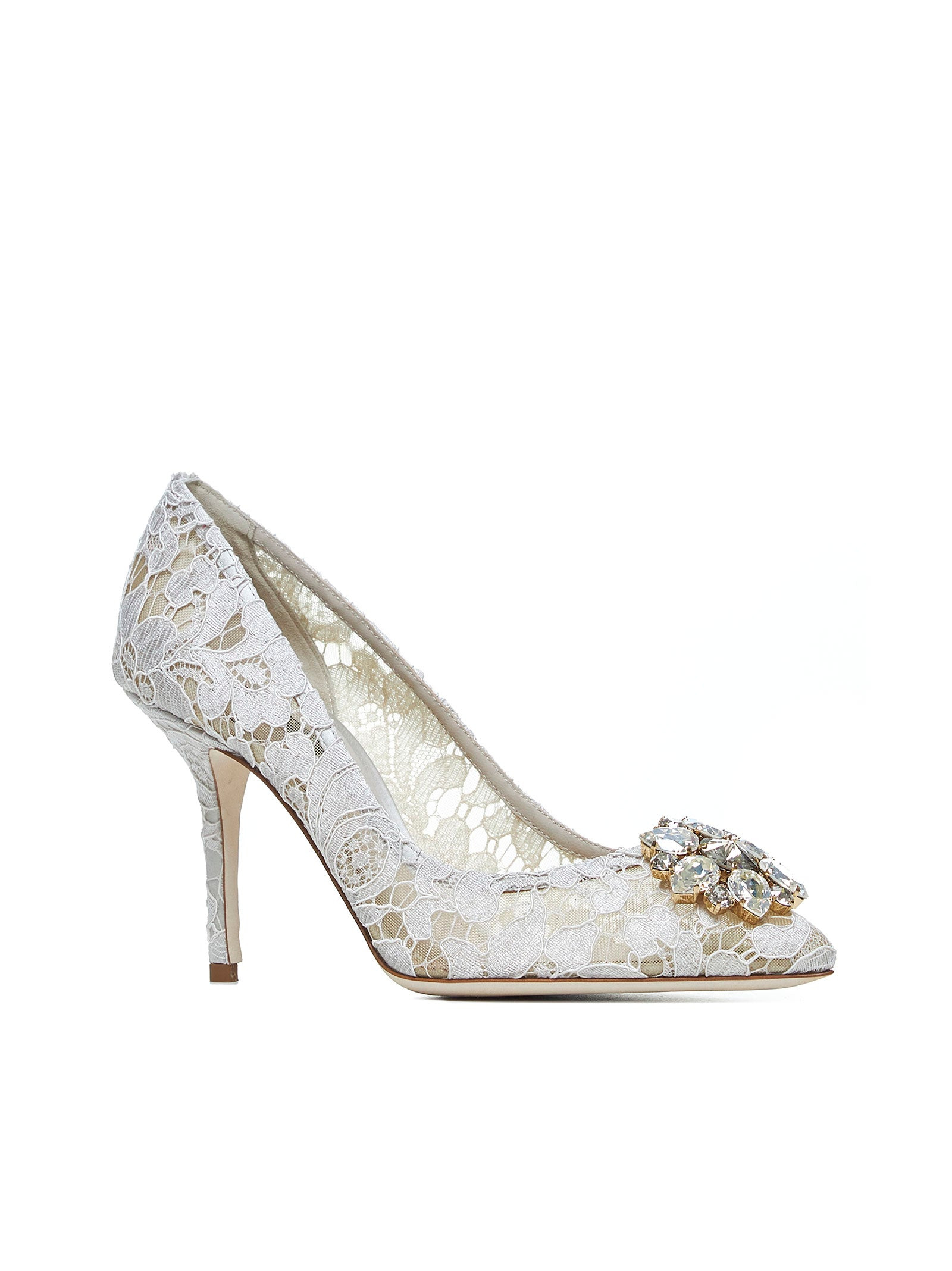 Ivory Taormina lace Rainbow pumps - 2