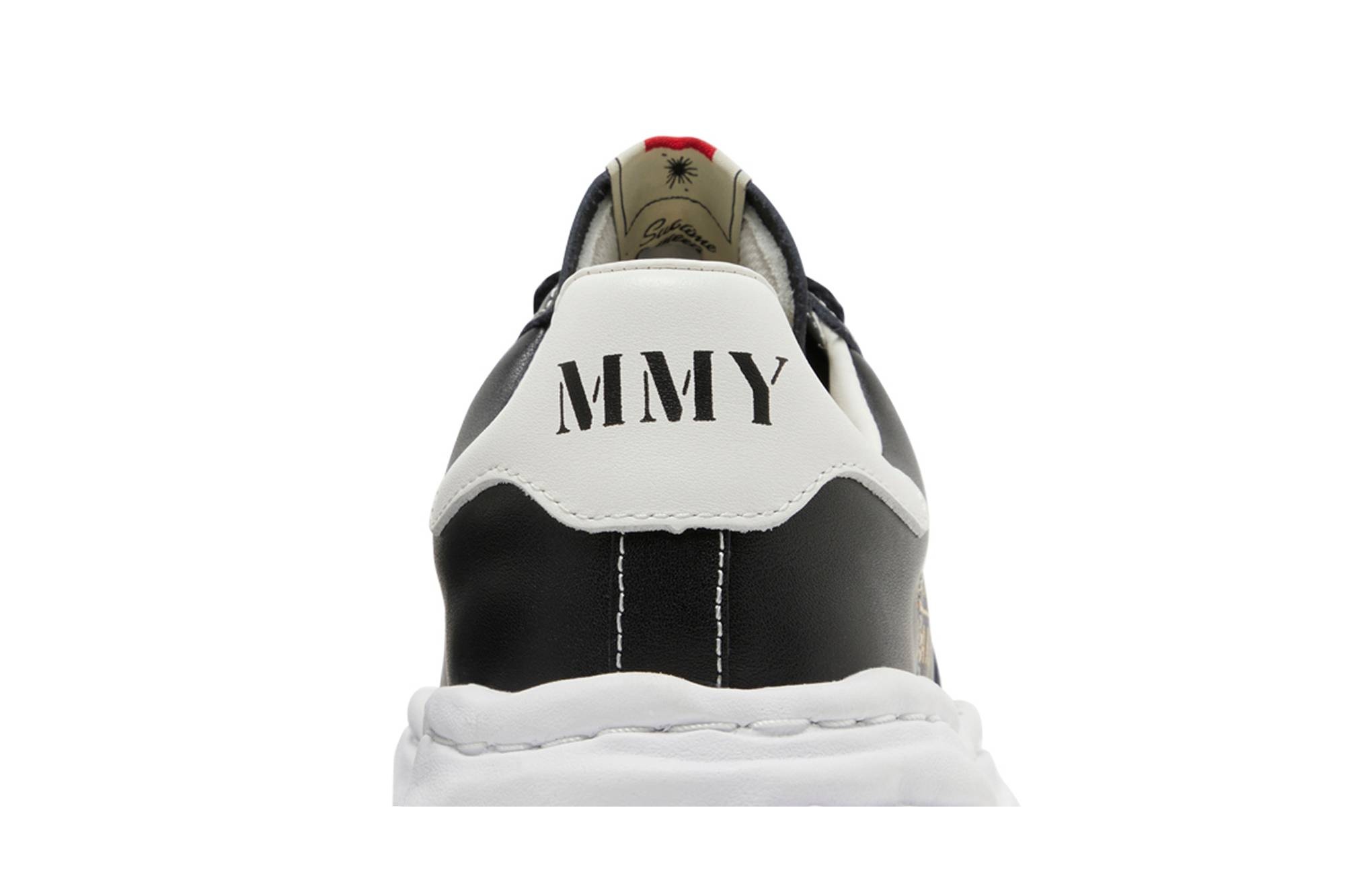 Maison Mihara Yasuhiro Blakey OG Sole Leather Low 'Black White' - 7