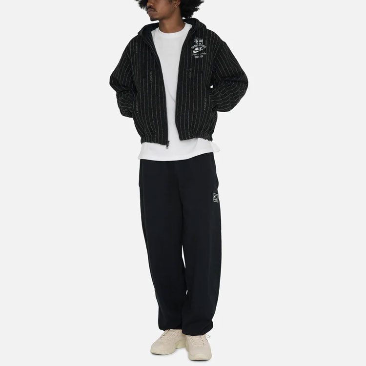 Nike x Stussy Washed Sweatpants 'Black ' DO5297-010 - 3