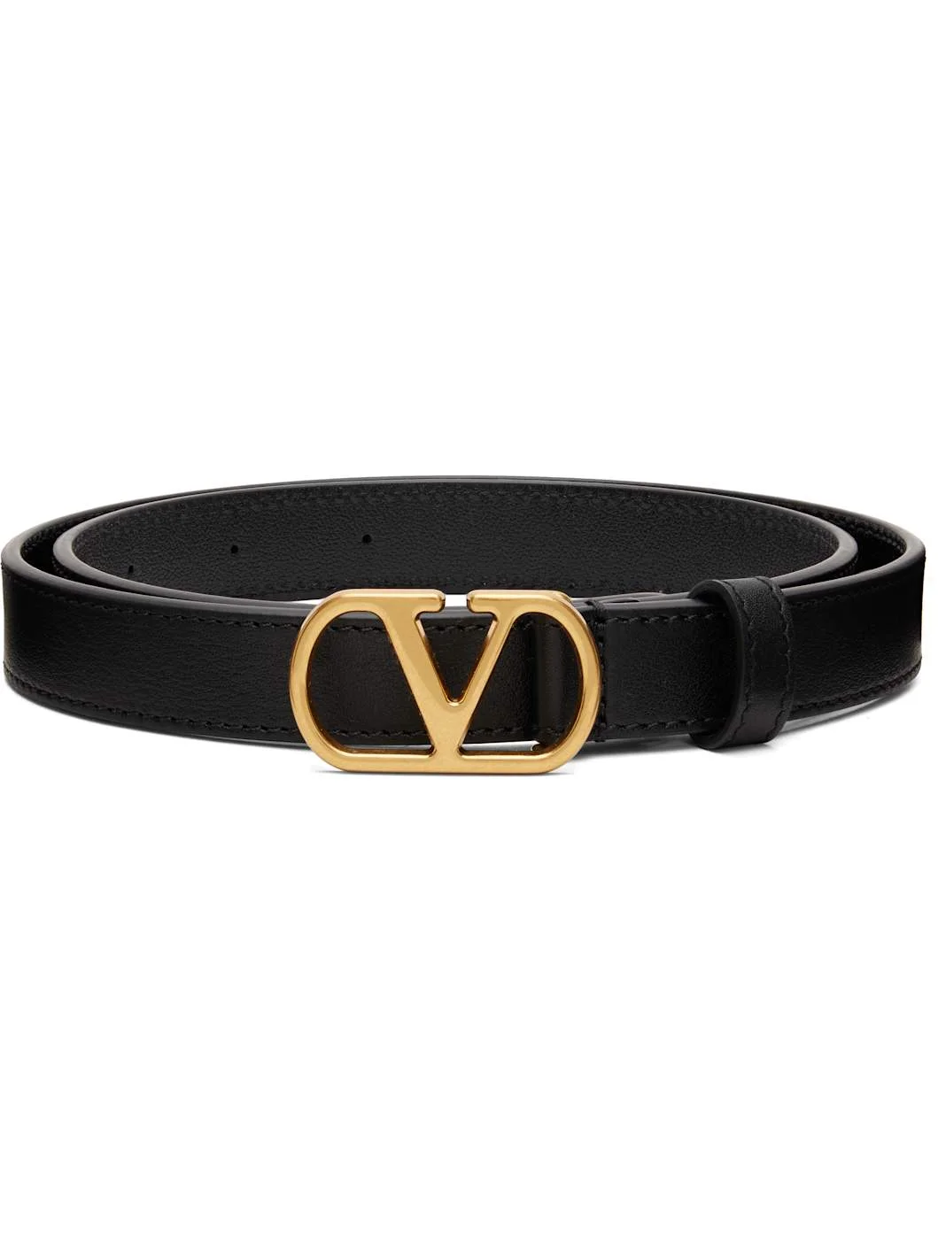 Black VLogo Signature Belt - 1