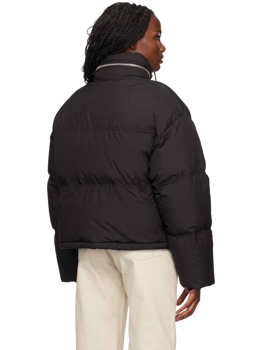 Black Ami de Coeur Down Jacket - 3