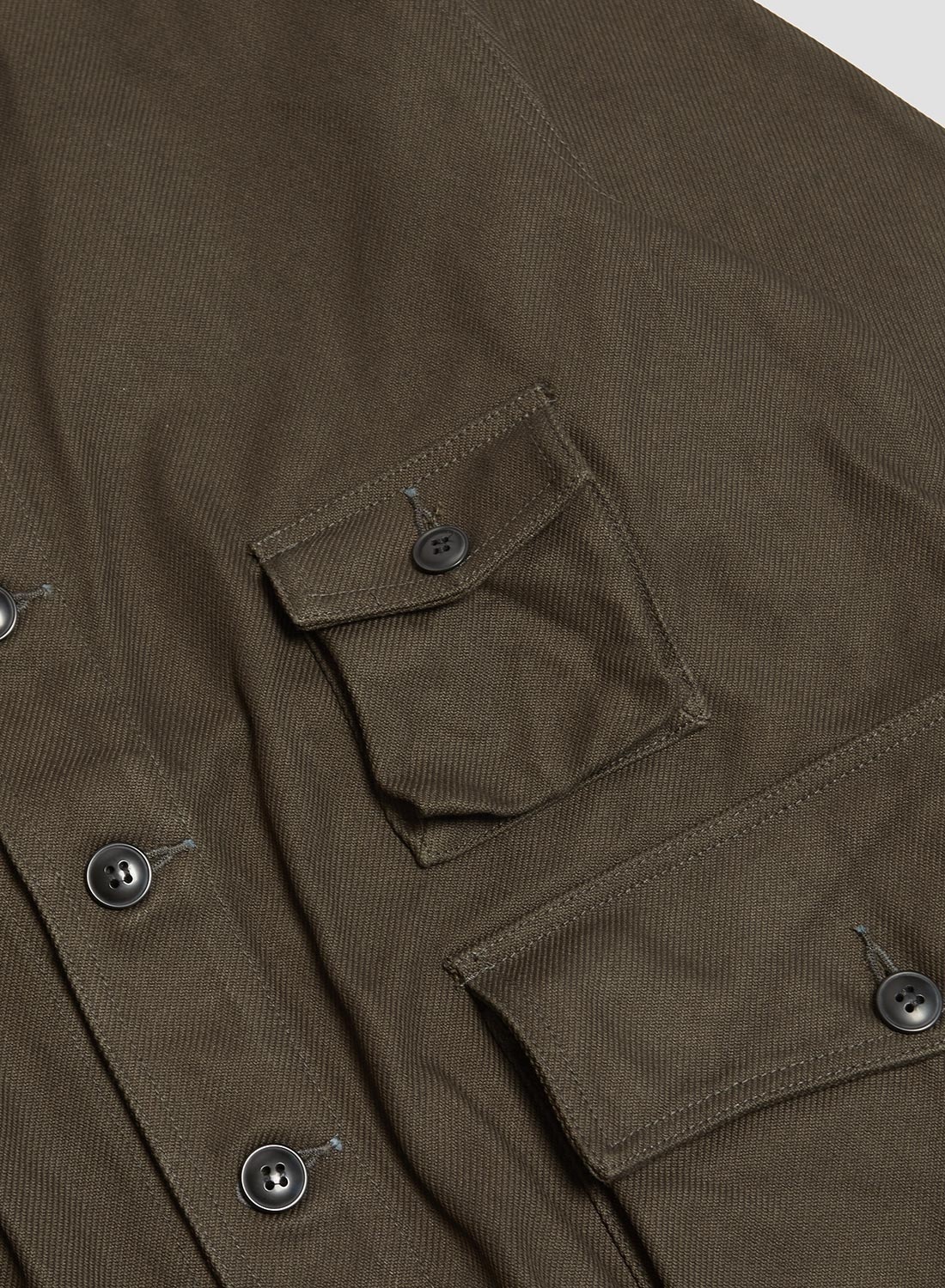 FOB Factory Hunting Jacket Washed Brown - 4