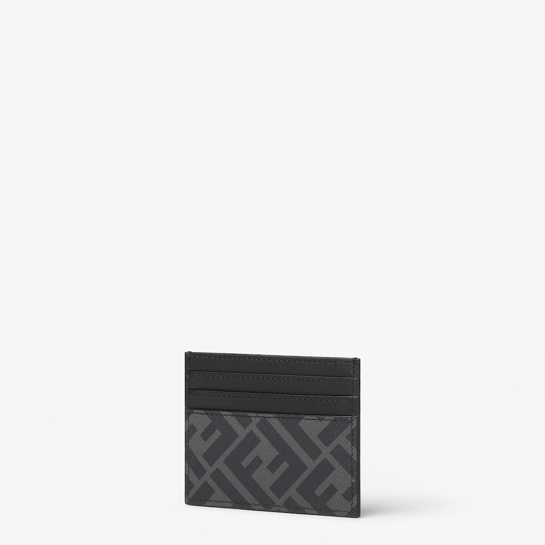 Gray fabric card holder - 2