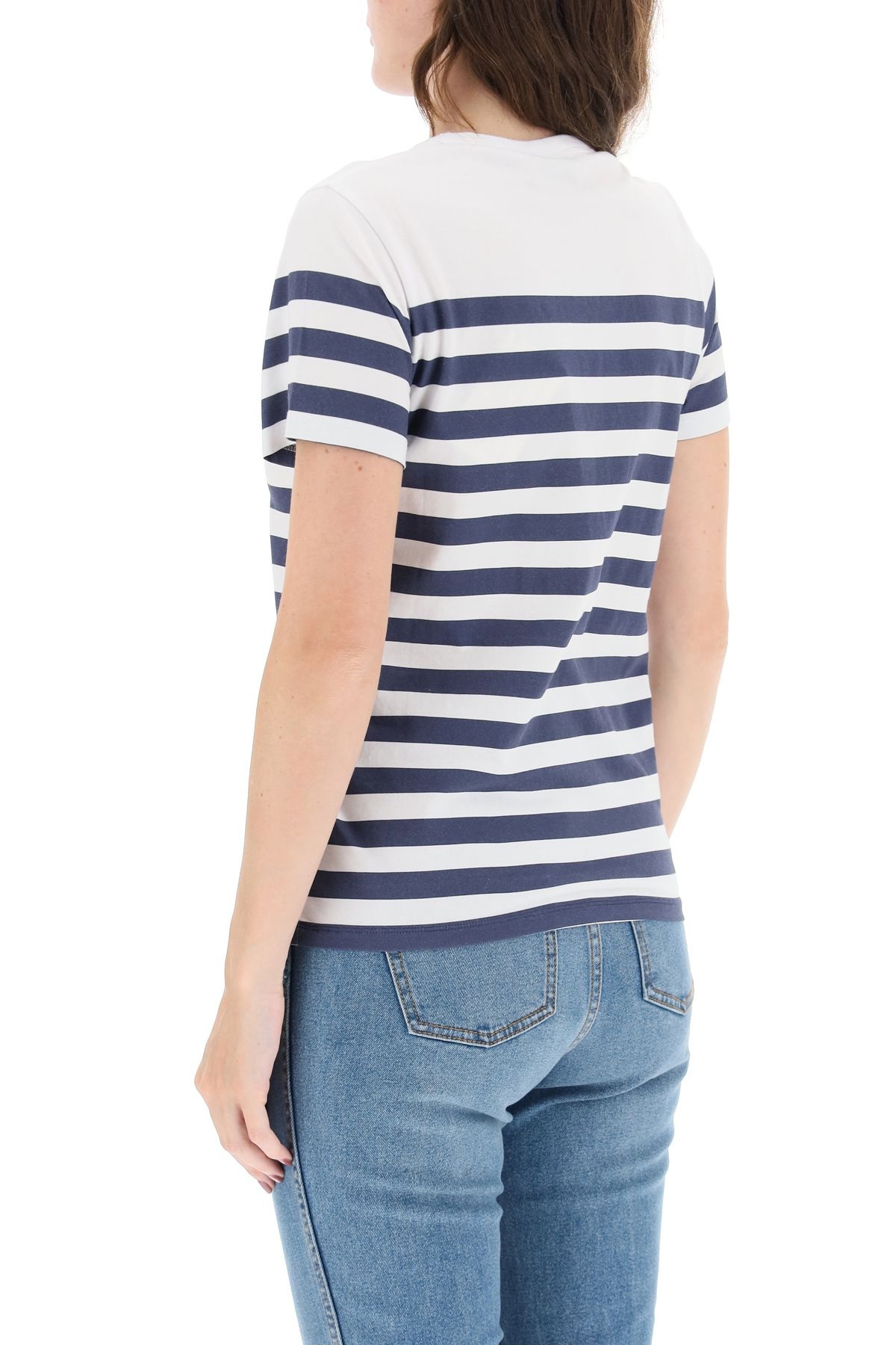 PARISIEN TOWER PRINT STRIPED T-SHIRT - 4