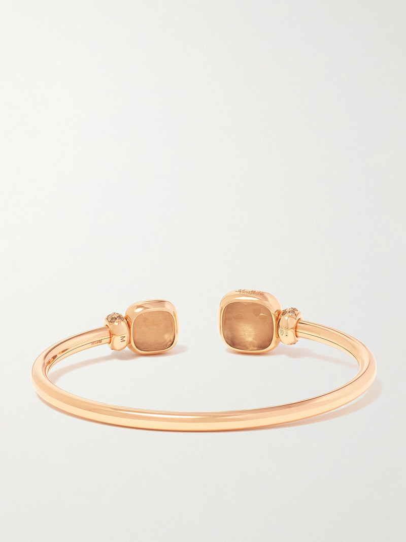 Nudo 18-karat Rose Gold, Diamond And Topaz Cuff 3
