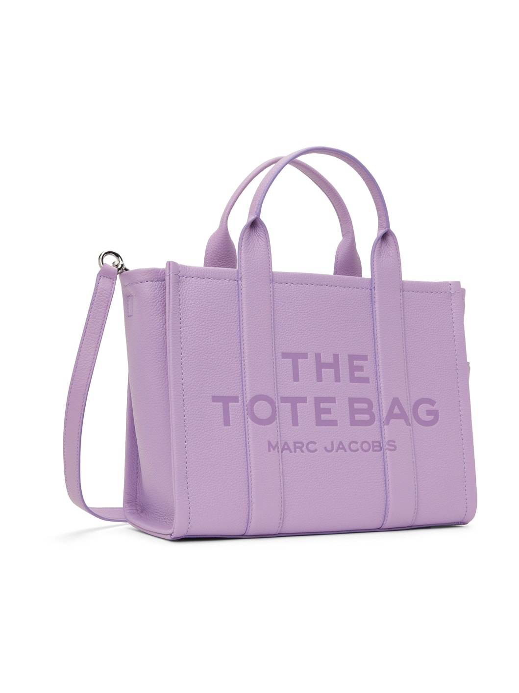 Purple 'The Leather Medium' Tote - 2