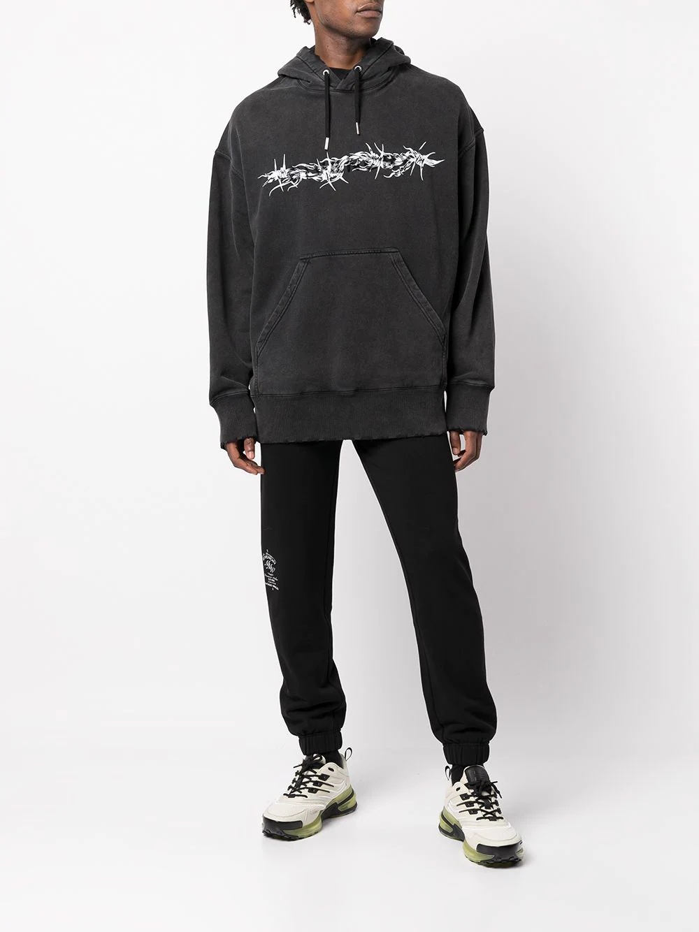 Barbed Wire printed hoodie - 2