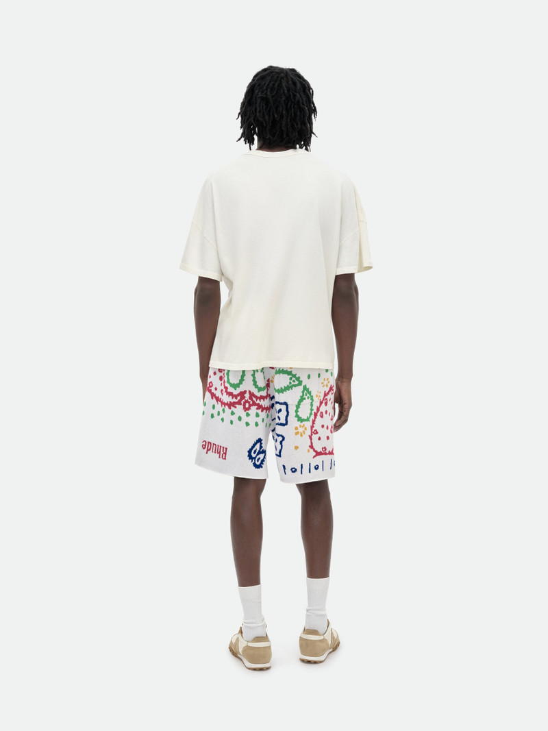 KNIT BANDANA SHORTS 4