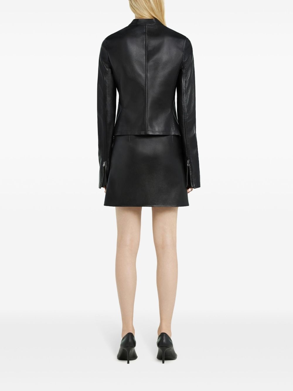 Heritage Leather mini skirt - 4