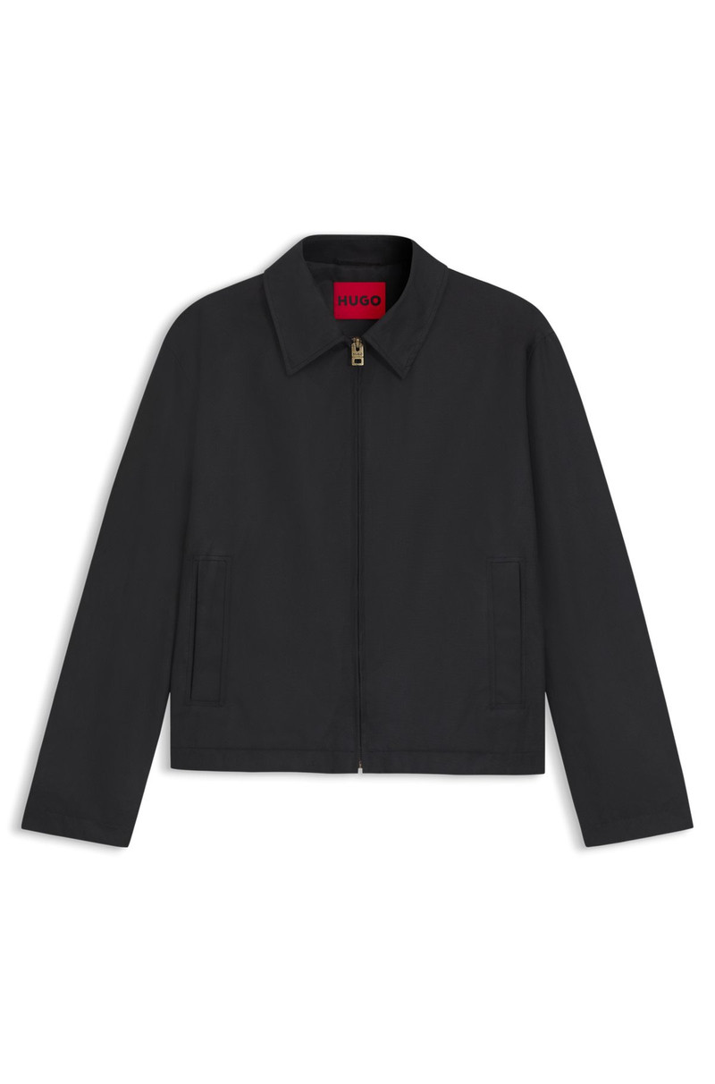 REGULAR-FIT JACKET IN STRETCH COTTON 1