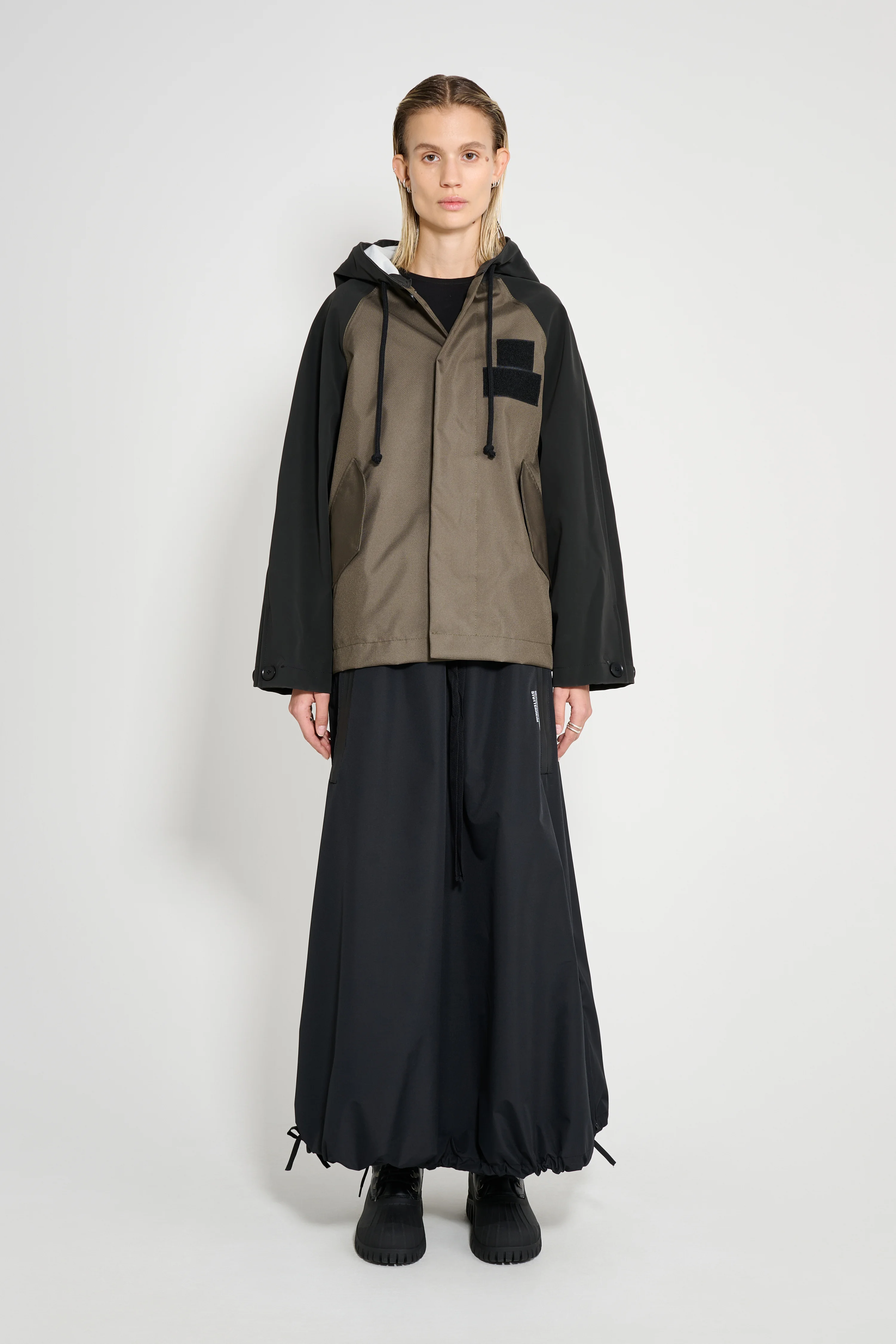 Hjorthagen Hooded Jacket Green/Black - 1