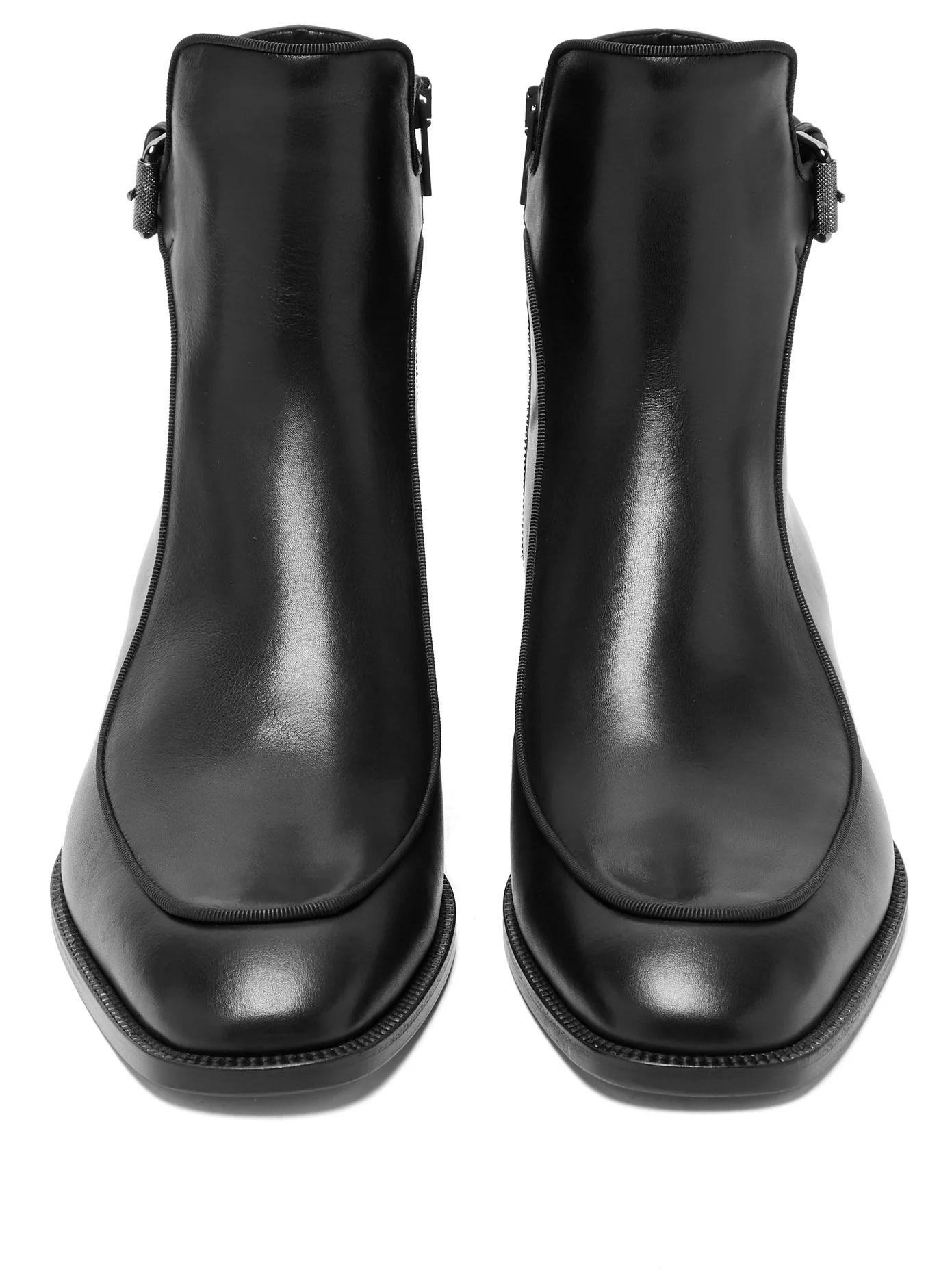 Ecritoir leather ankle boots - 5