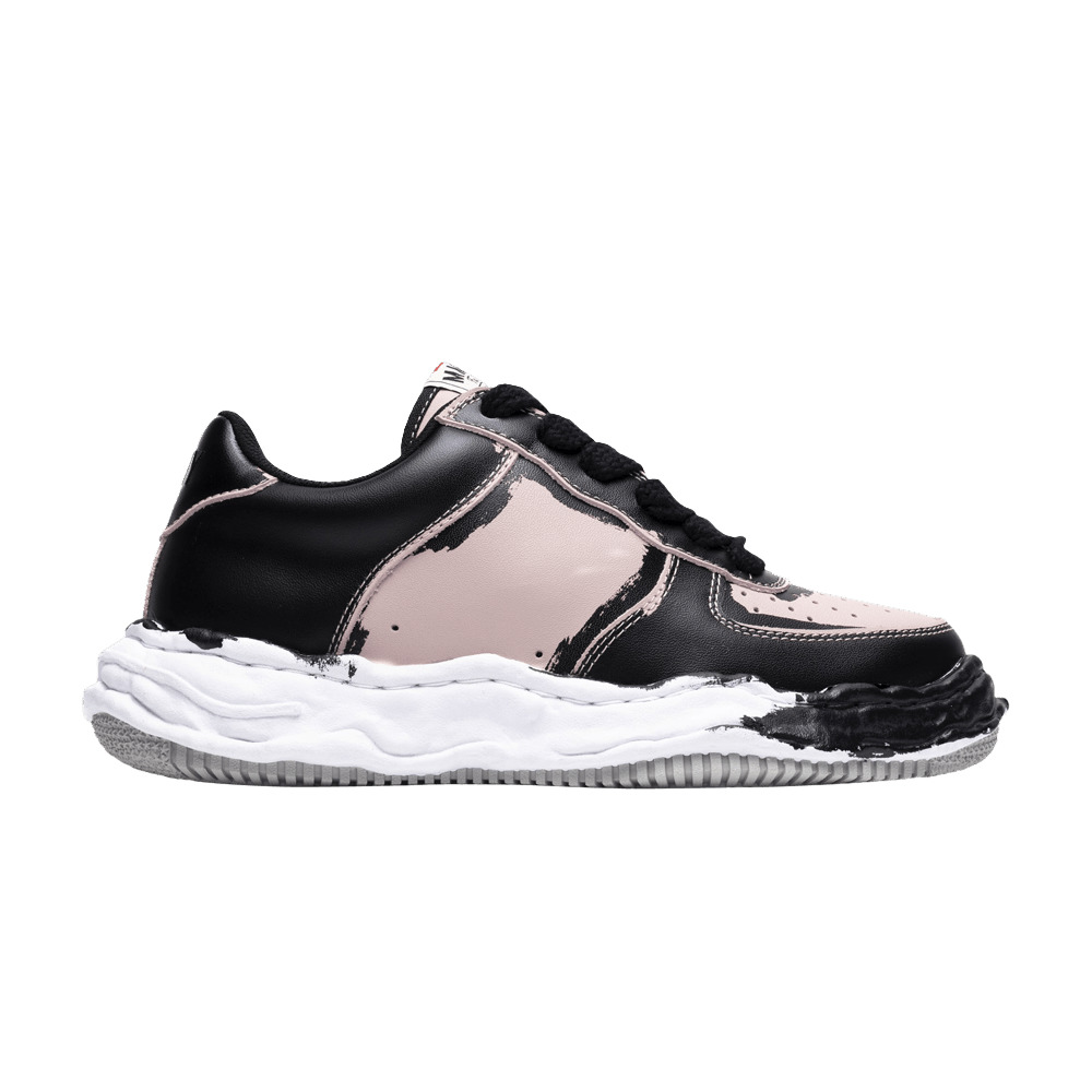 Maison Mihara Yasuhiro Wayne OG Sole Printed Leather Low 'Black Pink' - 1