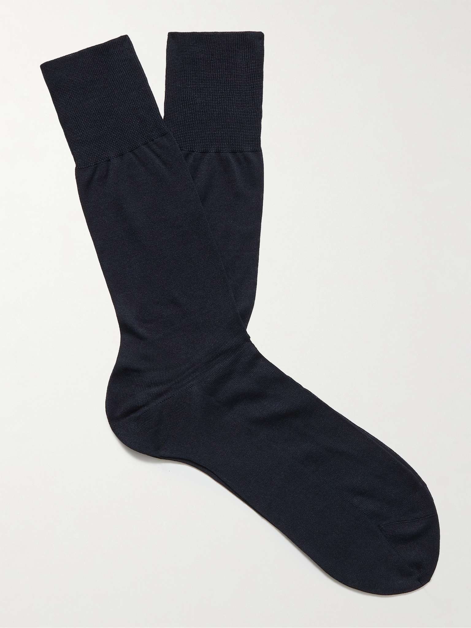 No 4 Silk-Blend Socks - 1