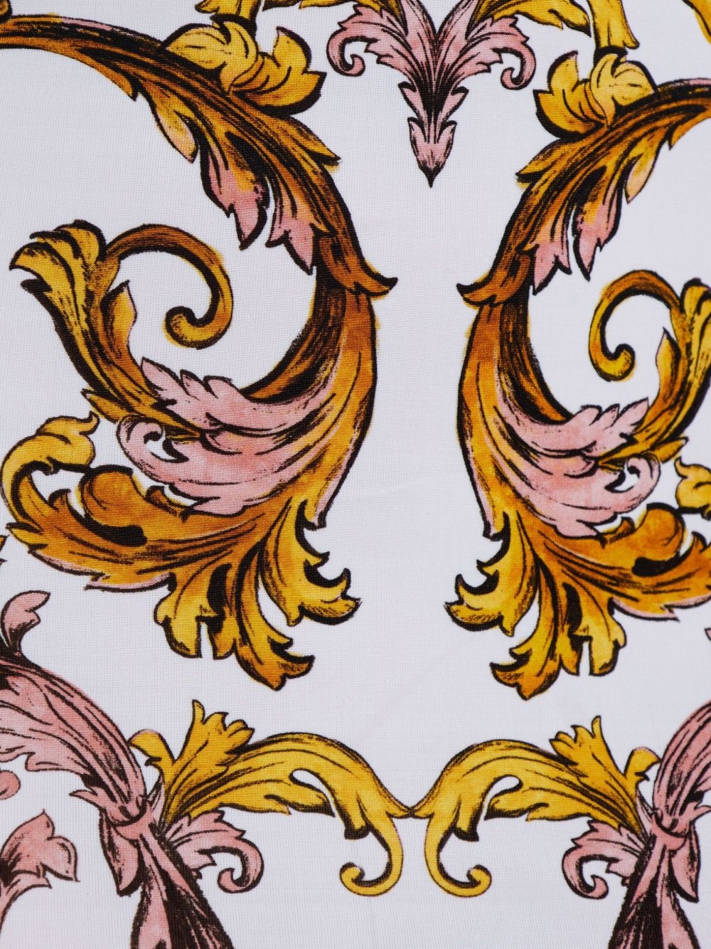barocco-print dress - 5