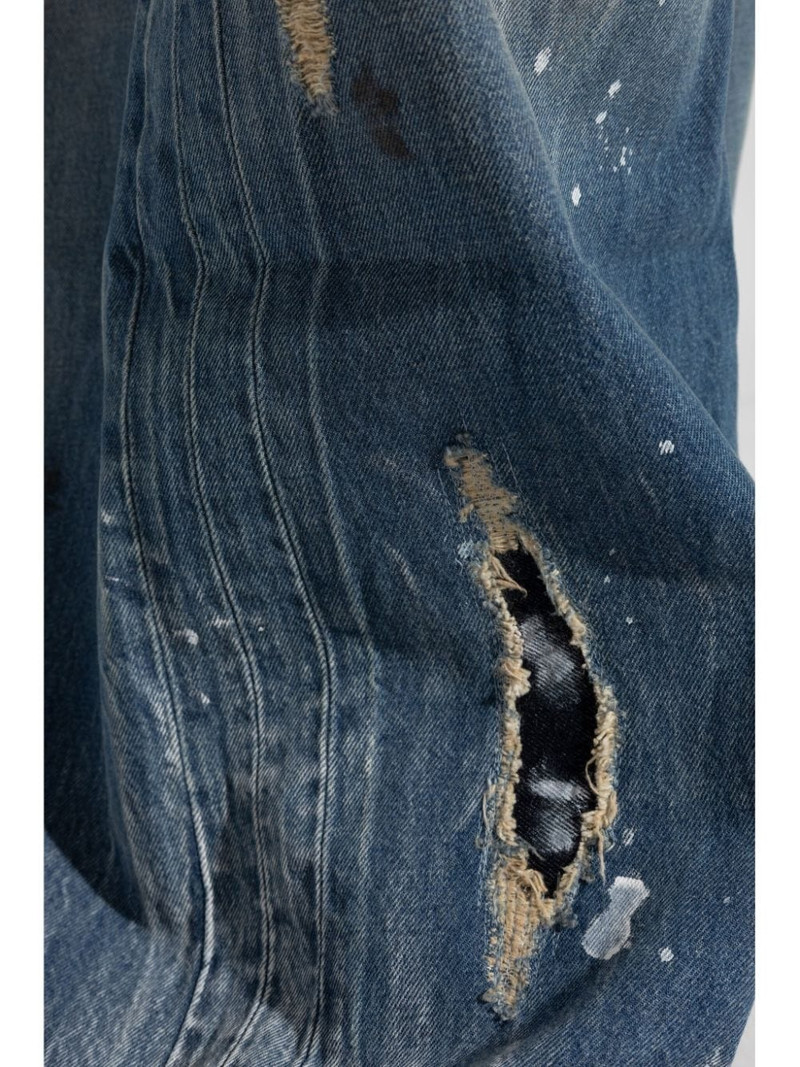 distressed-effect jeans 5