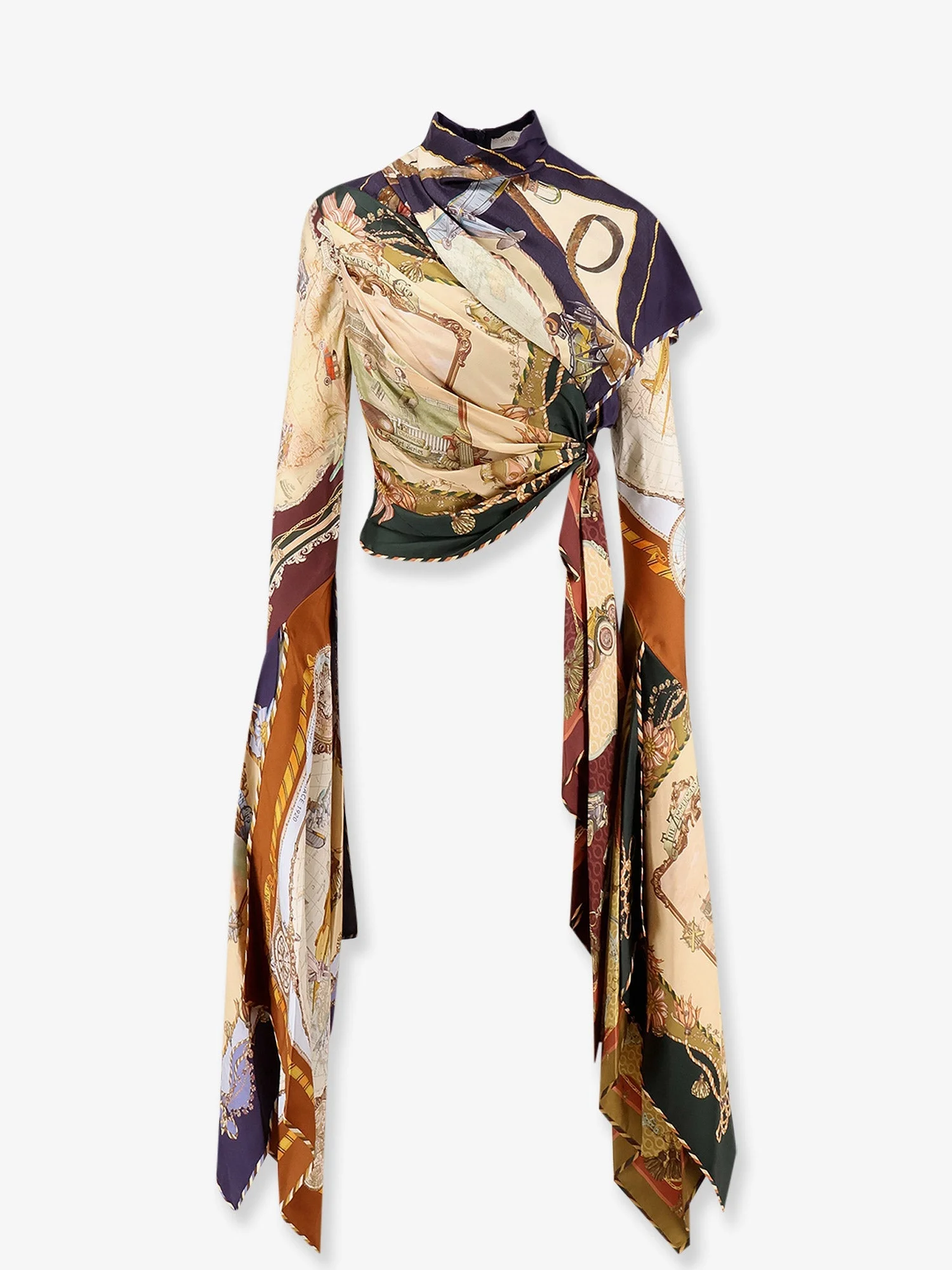 Zimmermann Valiant Draped Scarf Top - 1