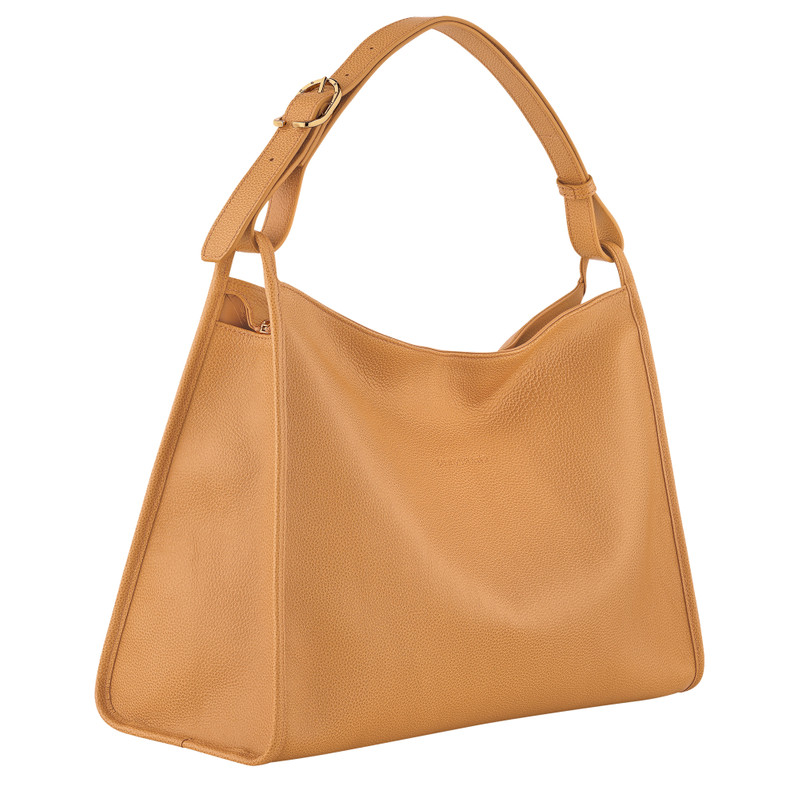 Longchamp Le Foulonné XL Shoulder bag Walnut - Leather outlook