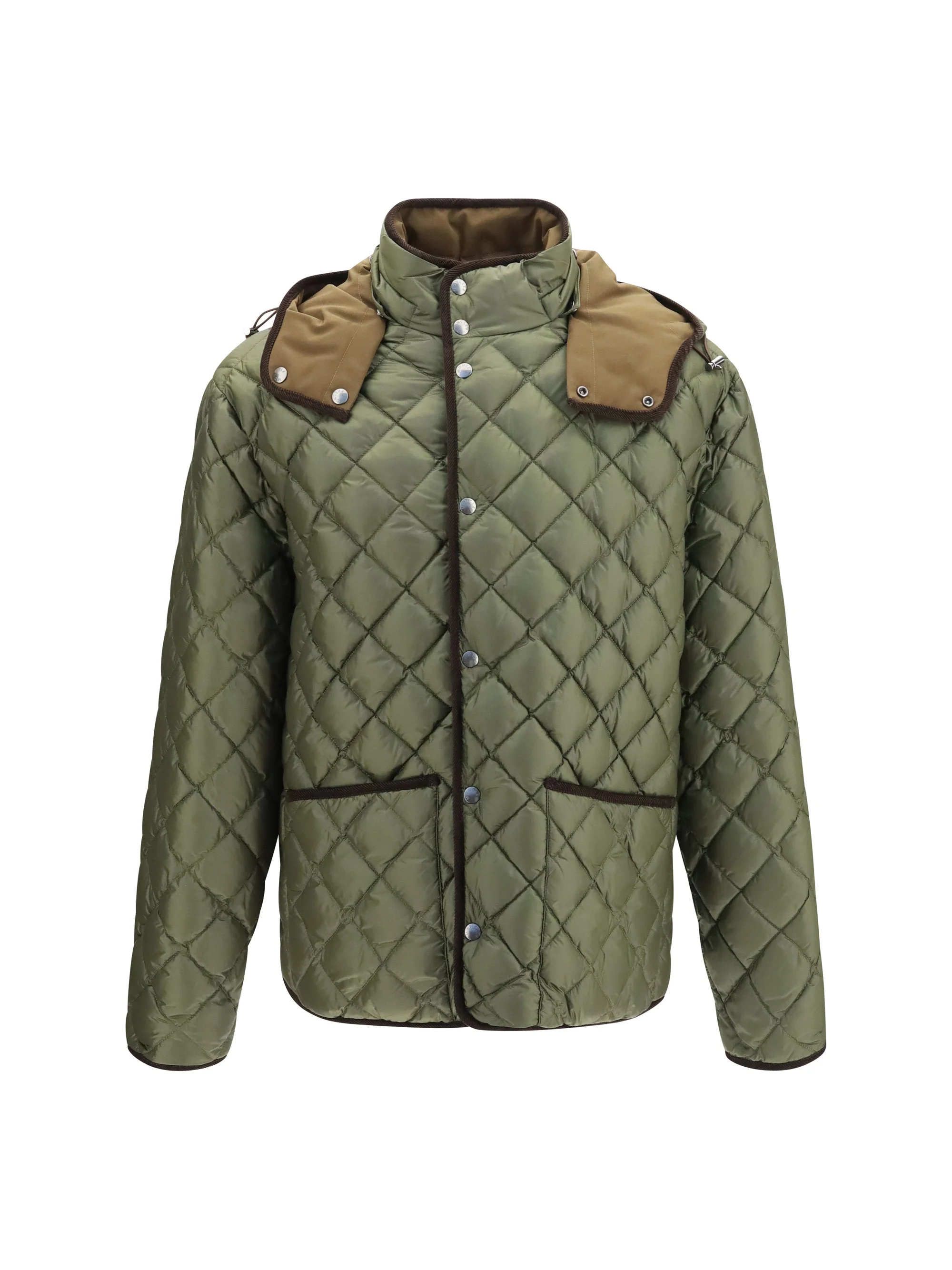 Moncler Reversible Venserre Down Jacket Dark Green - 1