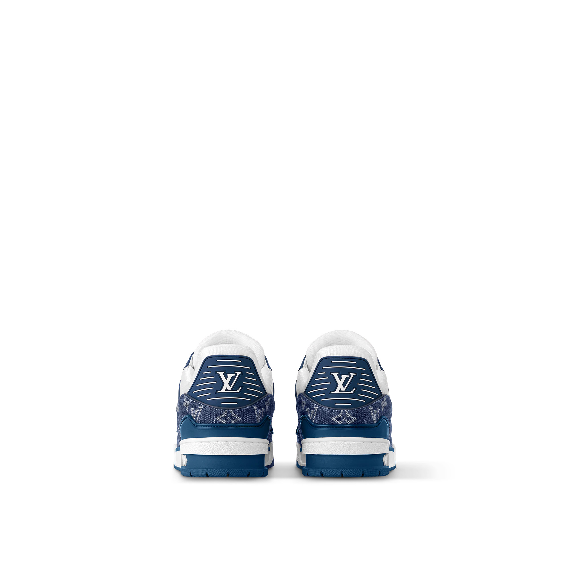 在庫一掃セール中！LOUIS VUITTON ヴェルニ TH0023 Louis Vuitton Blue Leather Heels - Size 37,5 ○ Labellov