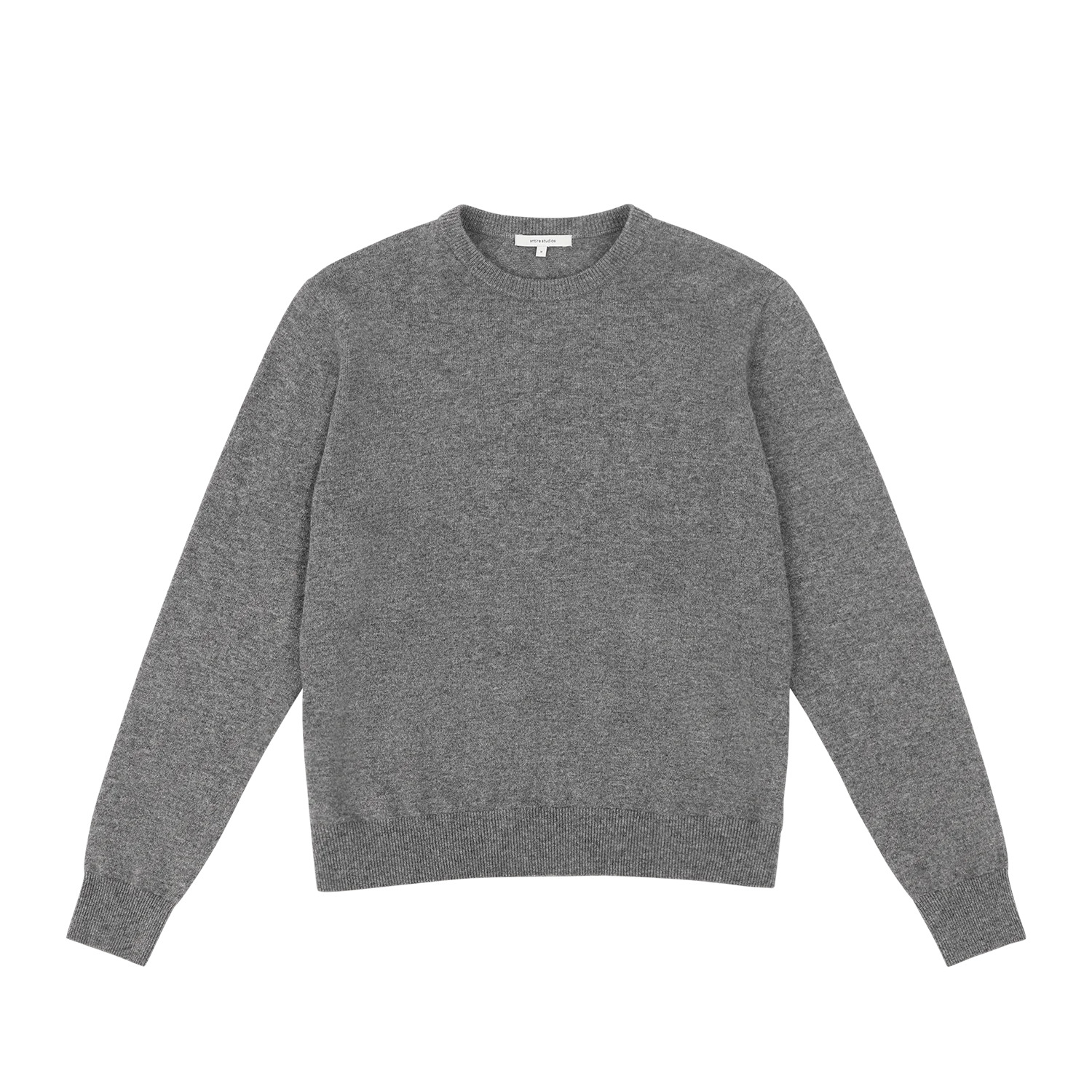 KNIT CREWNECK CONCRETE - 1