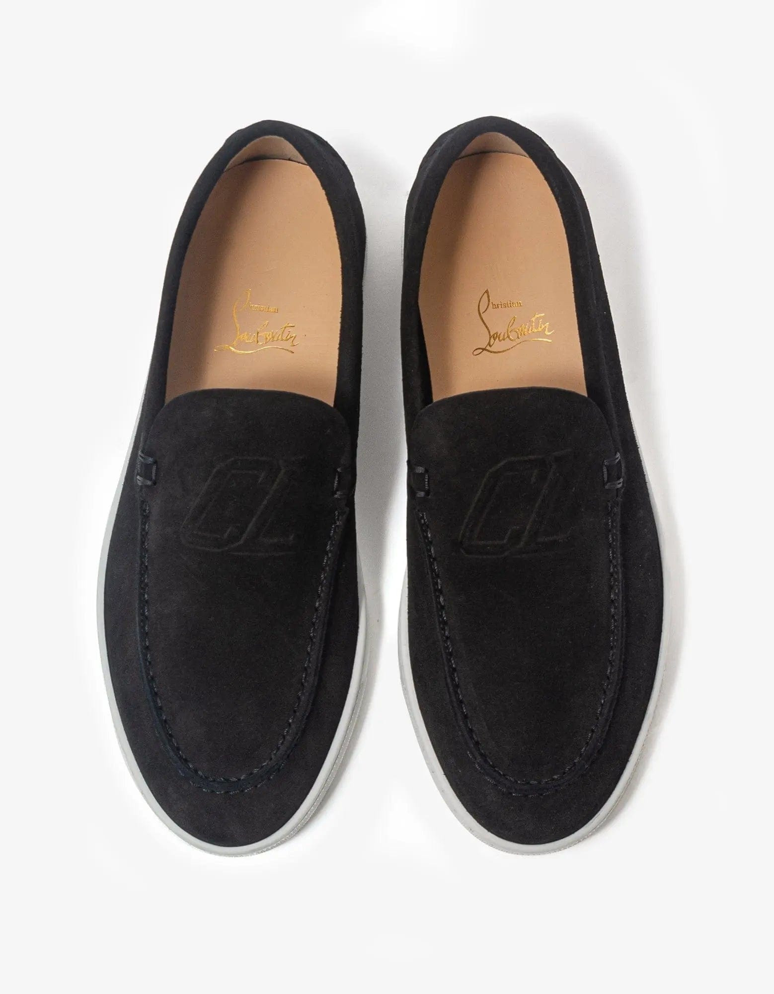 Christian Louboutin Varsiboat Black Suede Boat Shoes - 5