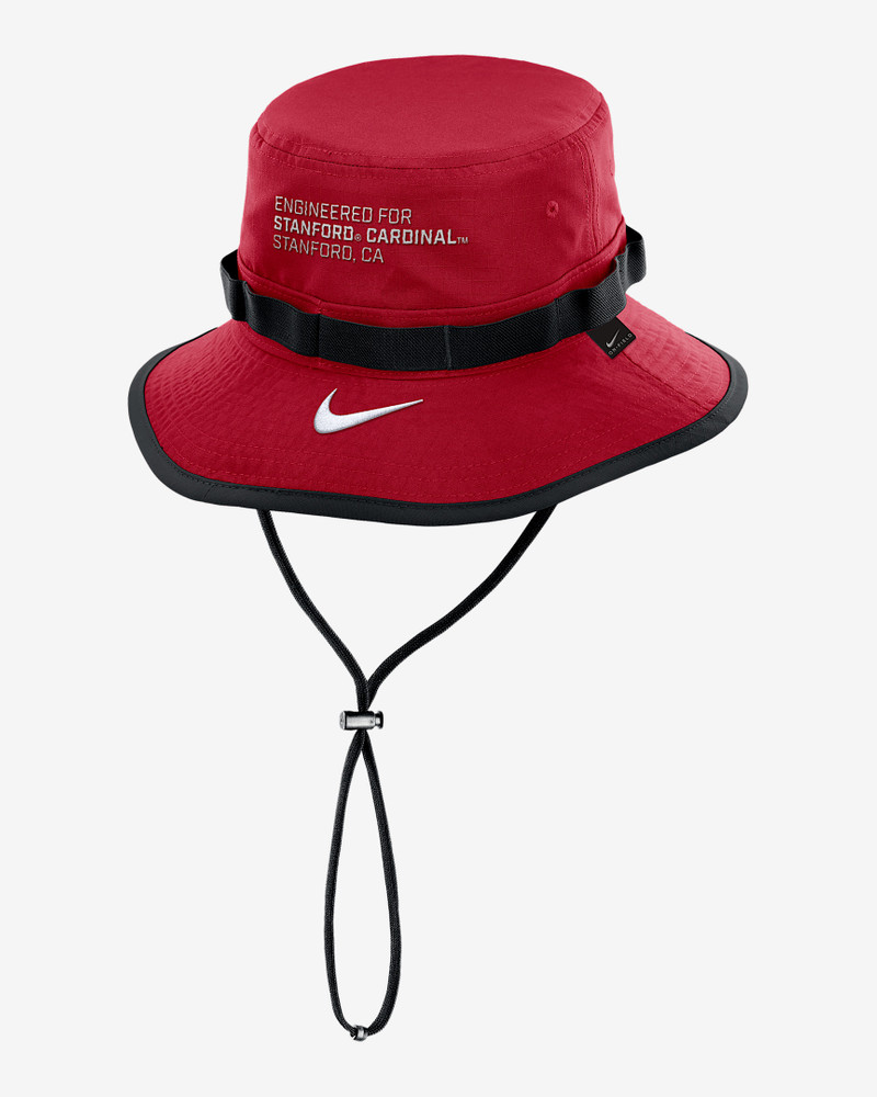 Nike Stanford Sideline Apex Gameday Boonie Men's Nike Dri-FIT College Bucket Hat outlook