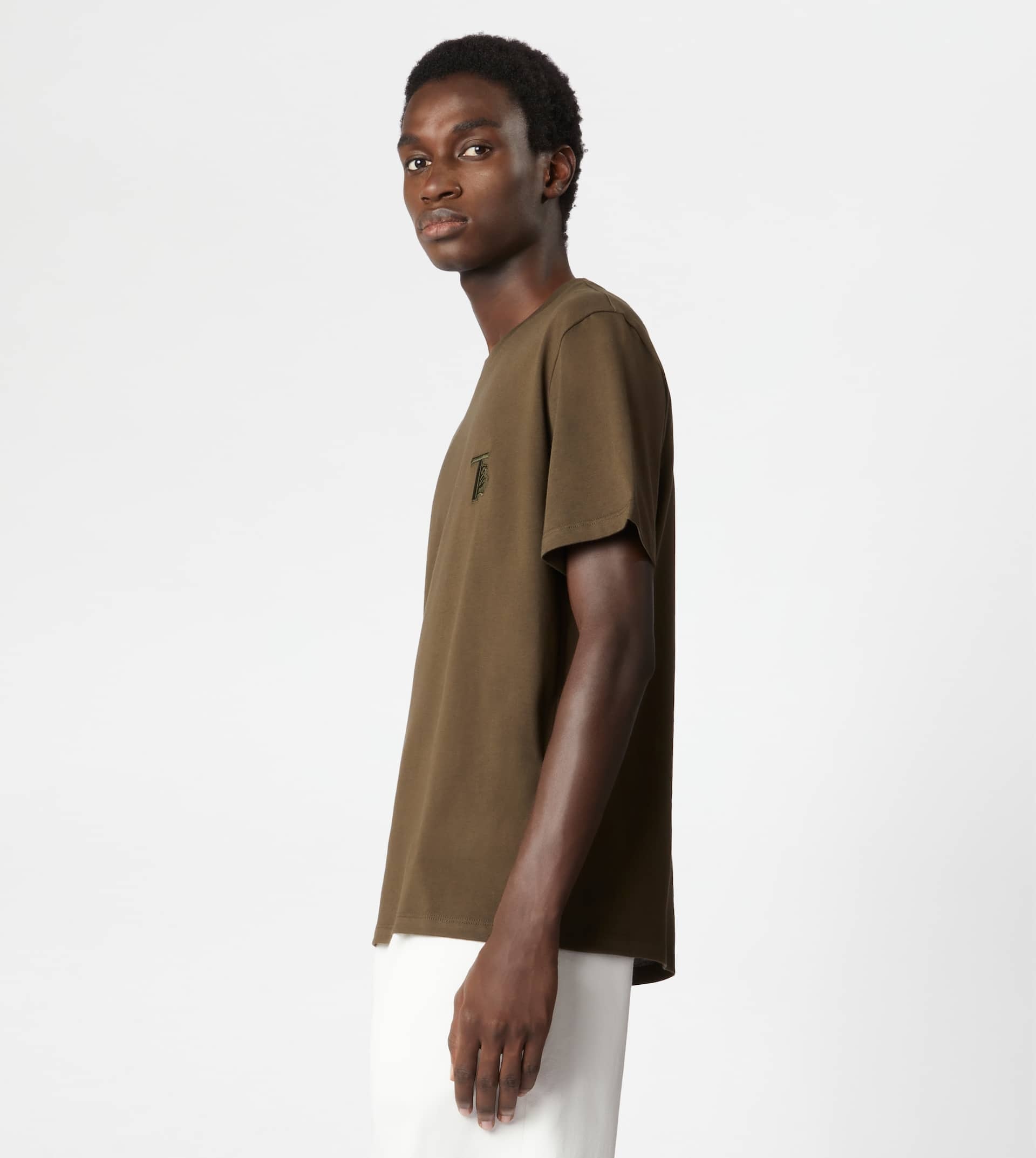 ROUND NECK T-SHIRT - GREEN - 3