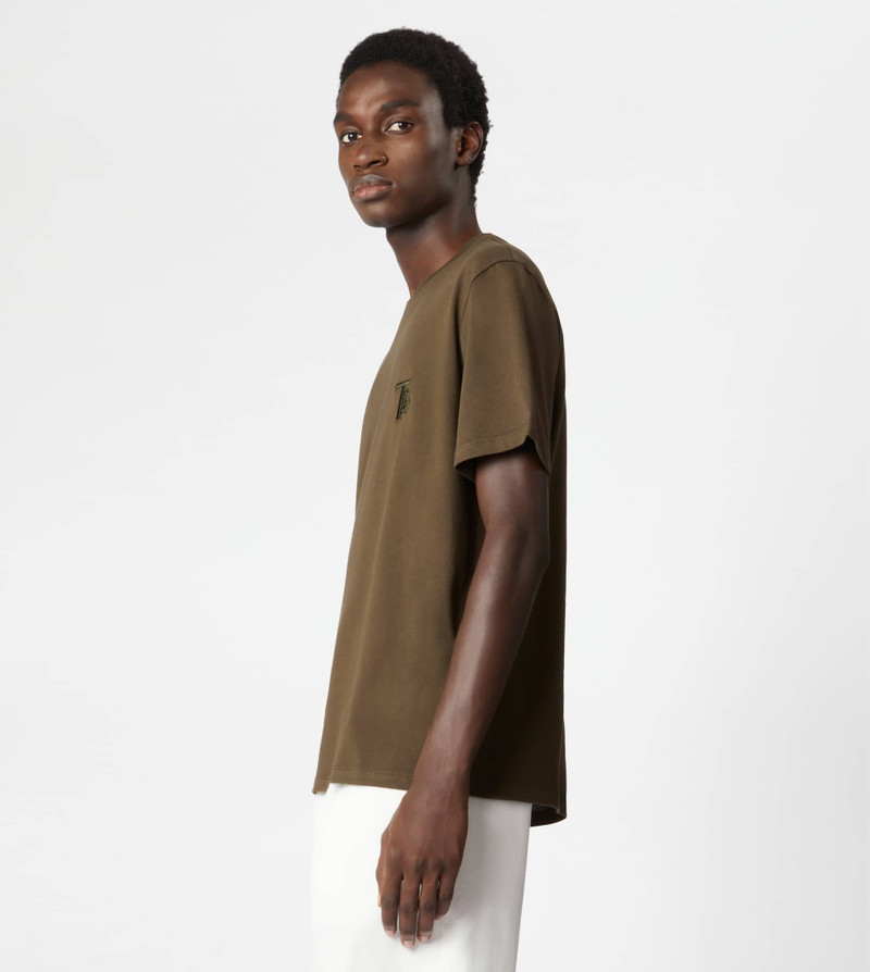 ROUND NECK T-SHIRT - GREEN 3