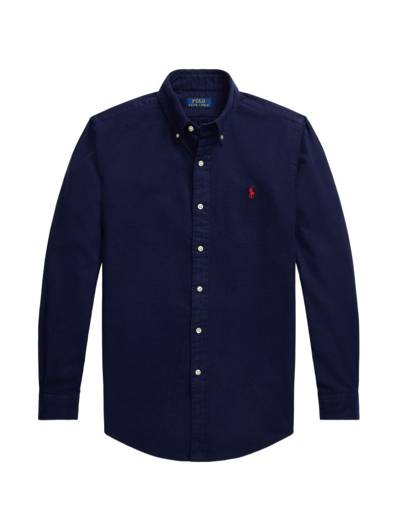 buttoned logo shirt 1