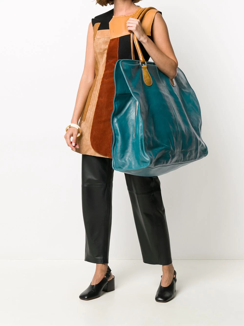 oversized two-way bag - 2