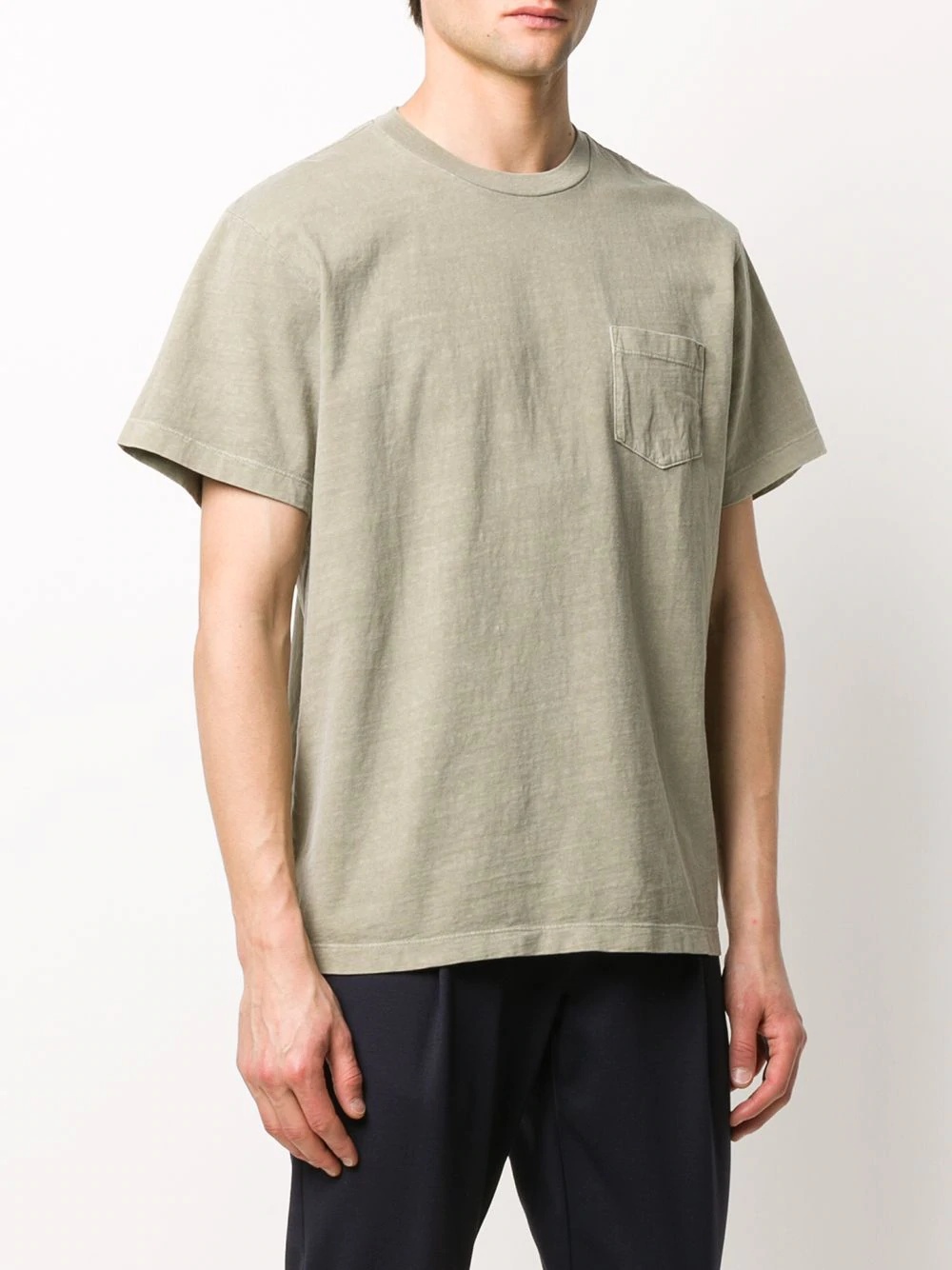 loose stitch pocket T-shirt - 3