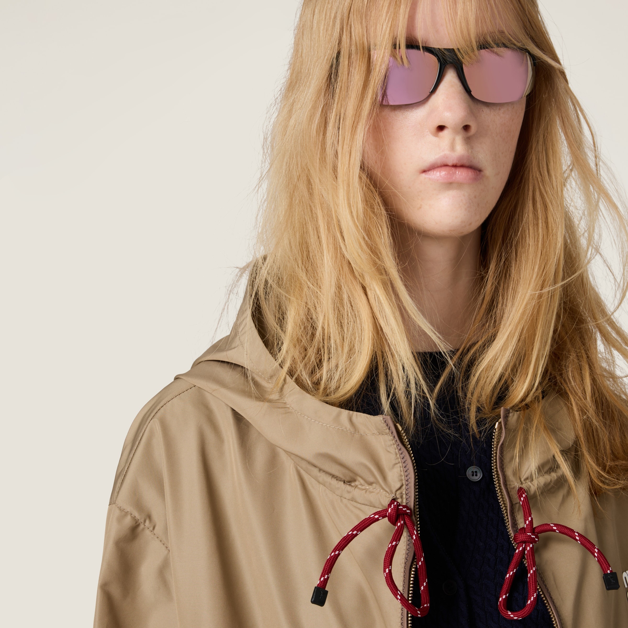 Technical fabric blouson jacket - 4