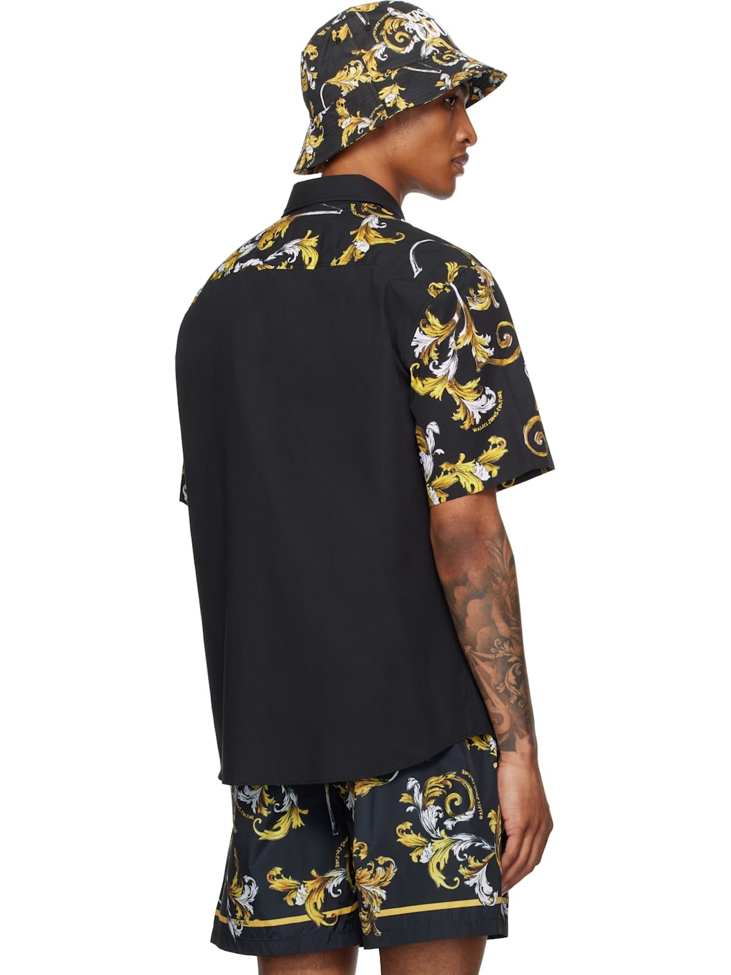 Black Outline Barocco Regular-Fit Shirt - 3