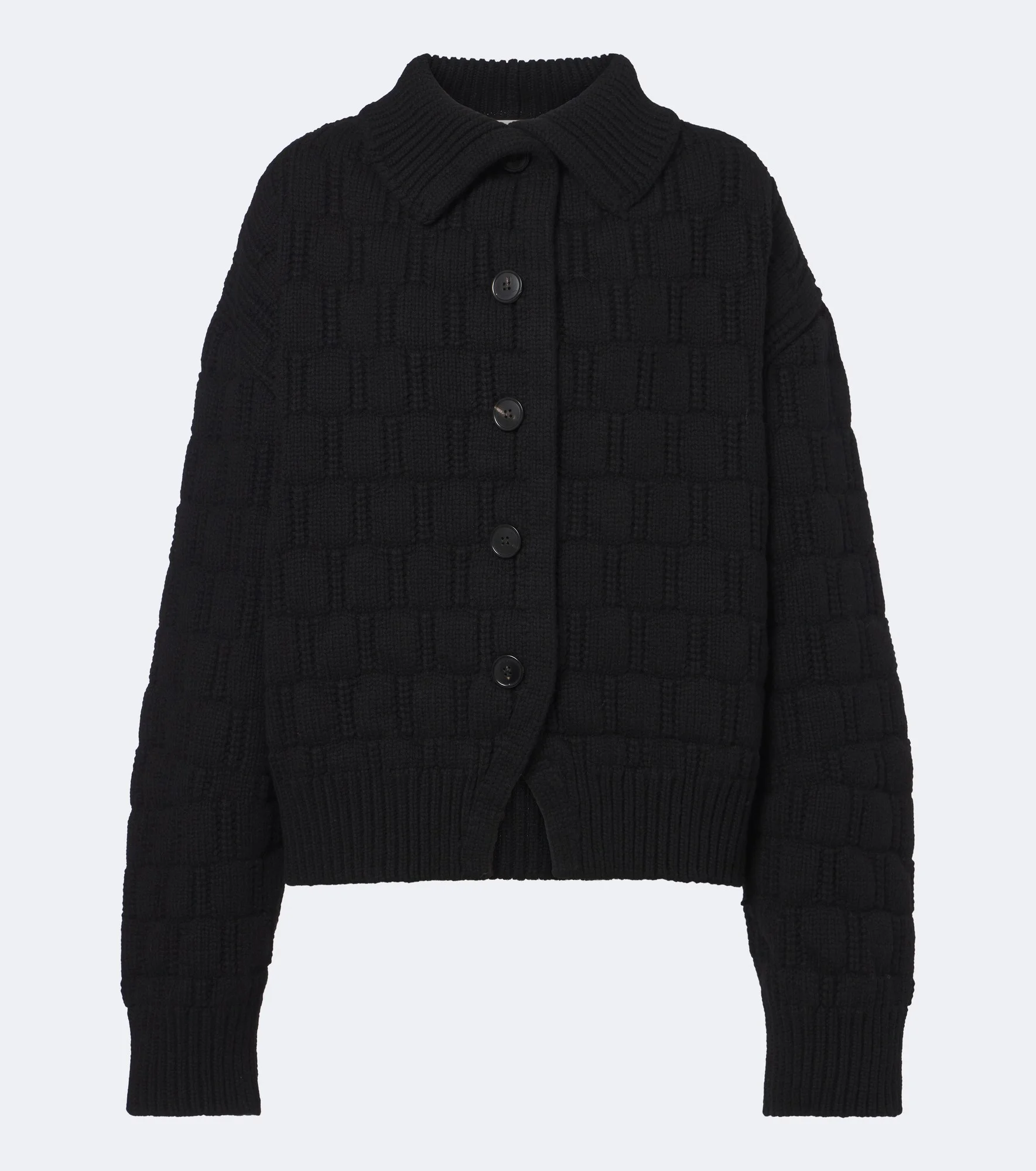 Wool and cashmere cardigan - 1