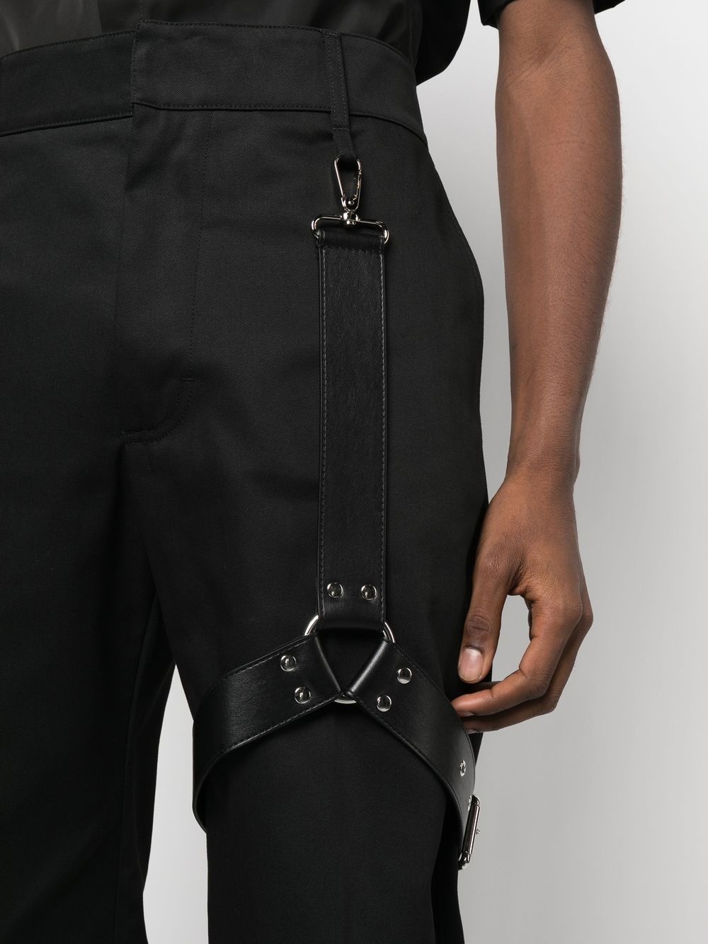 harness-detail trousers - 5