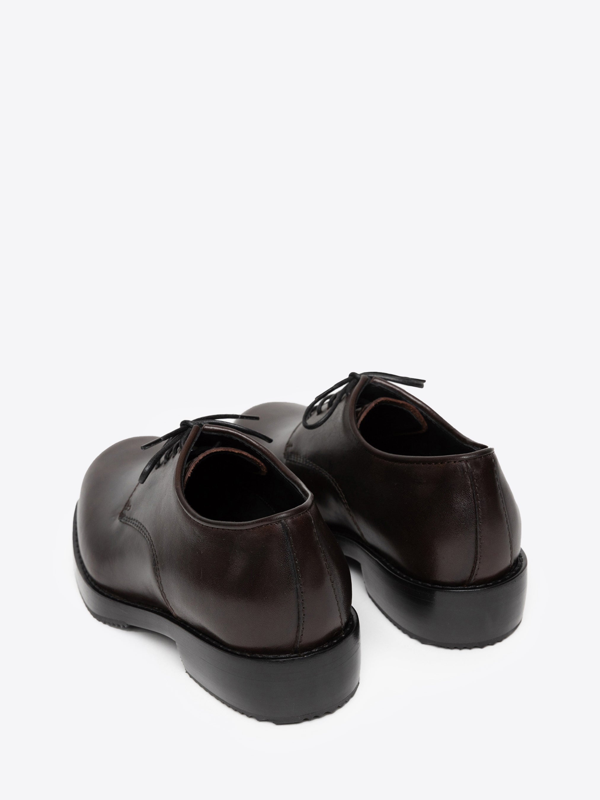 LEATHER DERBY SHOES - 4