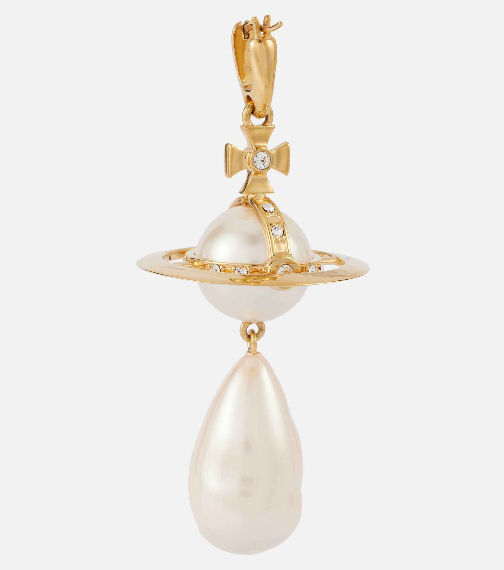 Giant Pearl drop earrings - 5