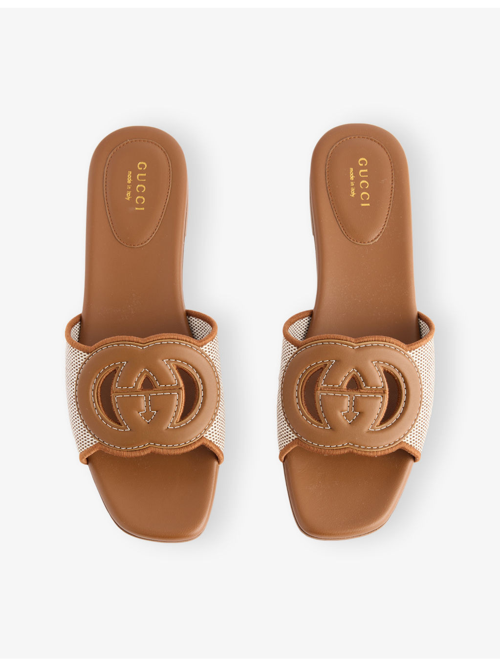 Blondie Canvas Flat Sandals - 2