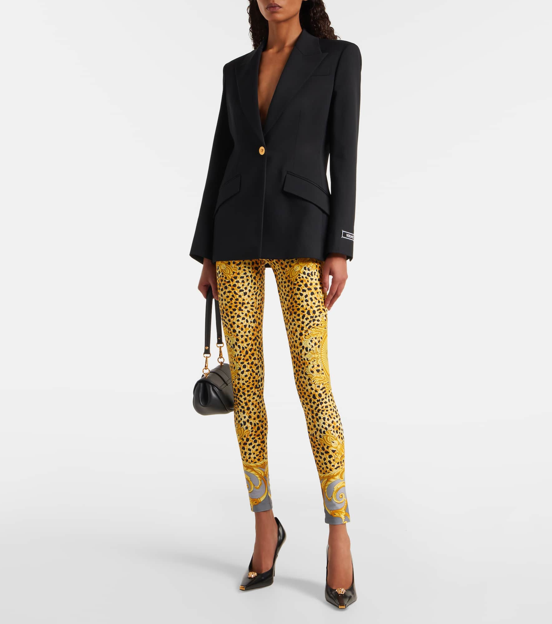 Printed jersey leggings - 2
