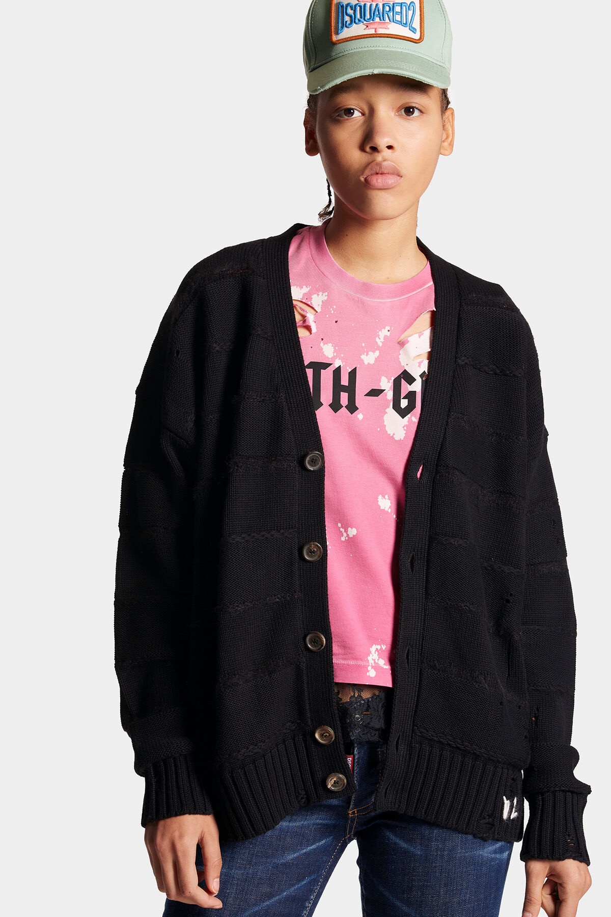 DESTROYED CARDIGAN - 1