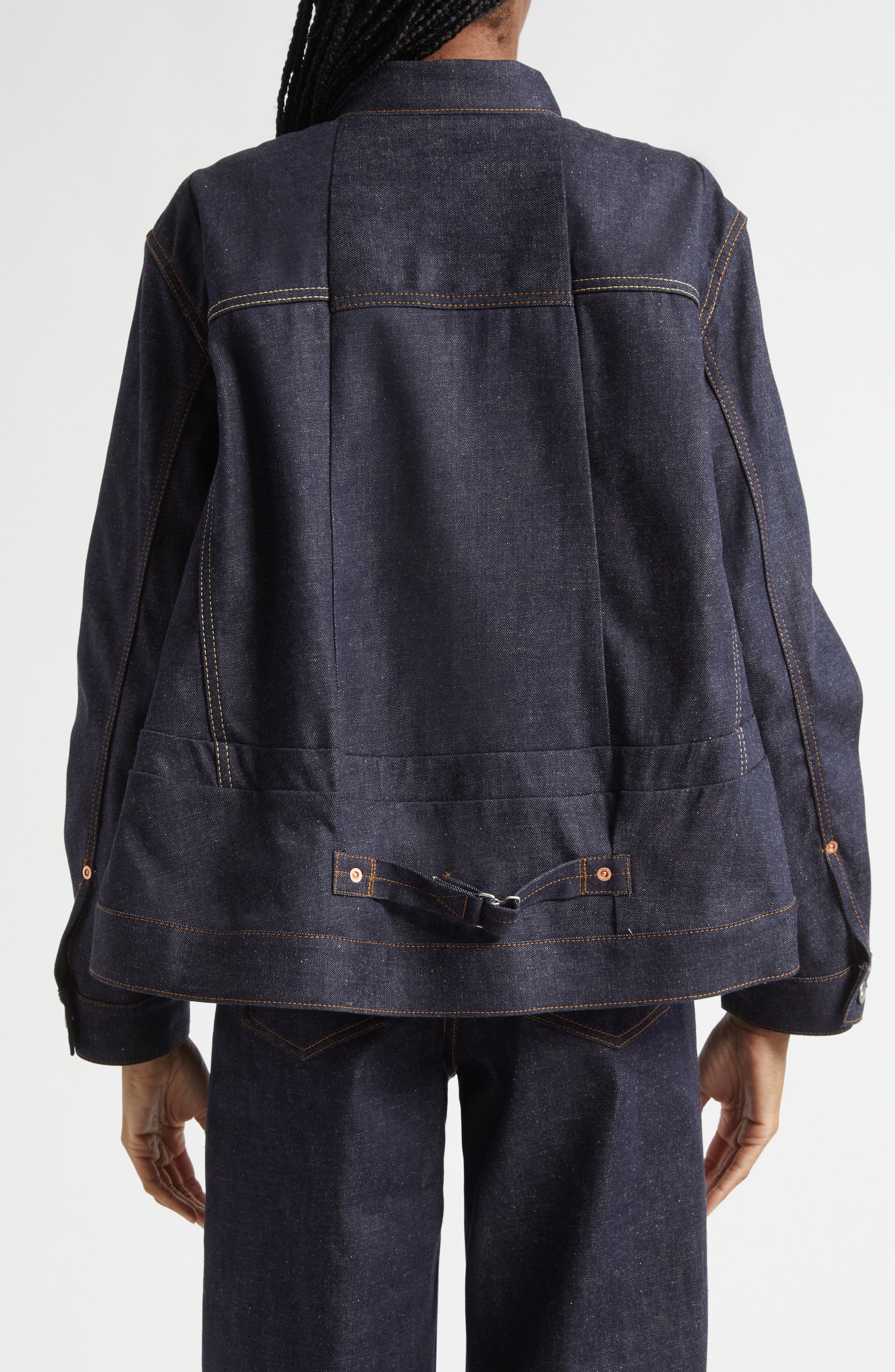 Sacai Denim Jacket in Indigo at Nordstrom - 3