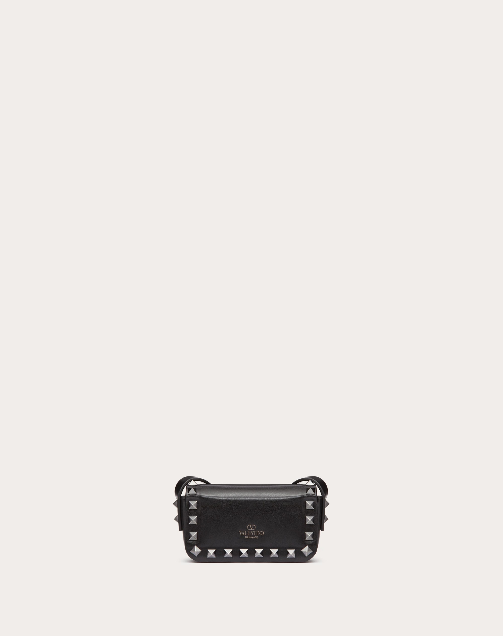 MICRO ROCKSTUD23 SHOULDER BAG IN SMOOTH CALFSKIN - 4