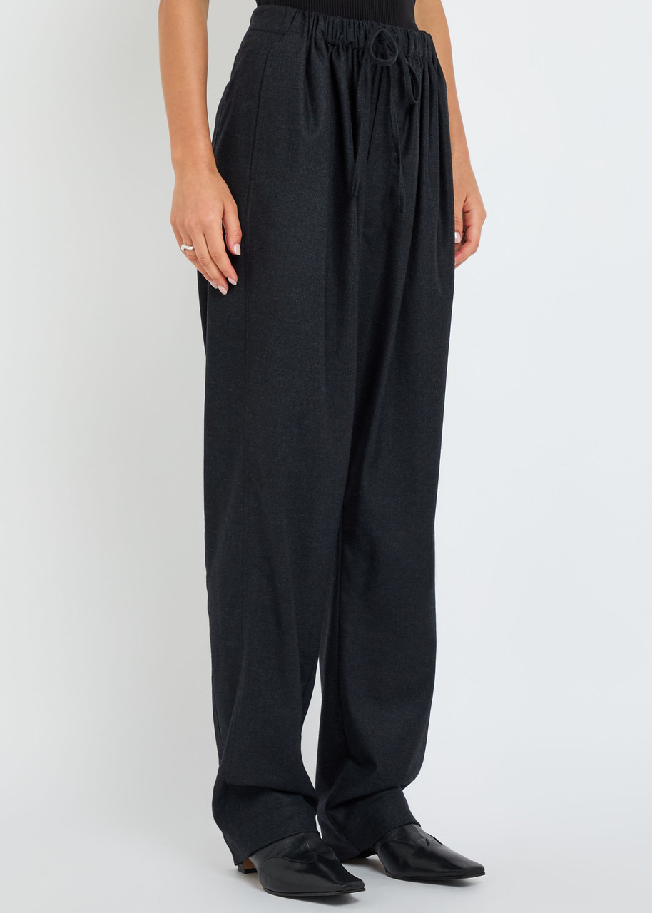 Lemaire Drawstring Cashmere-blend Trousers - 2
