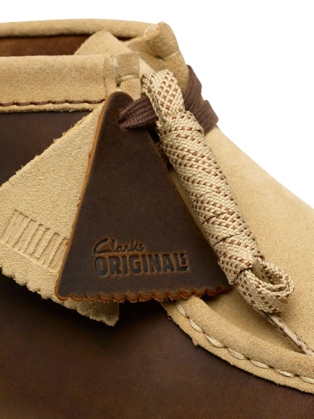 lace-up suede-leather desert boots - 5